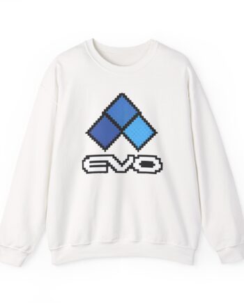Evo 8 Bit Logo Returns Unisex Heavy Blend™ Crewneck Sweatshirt