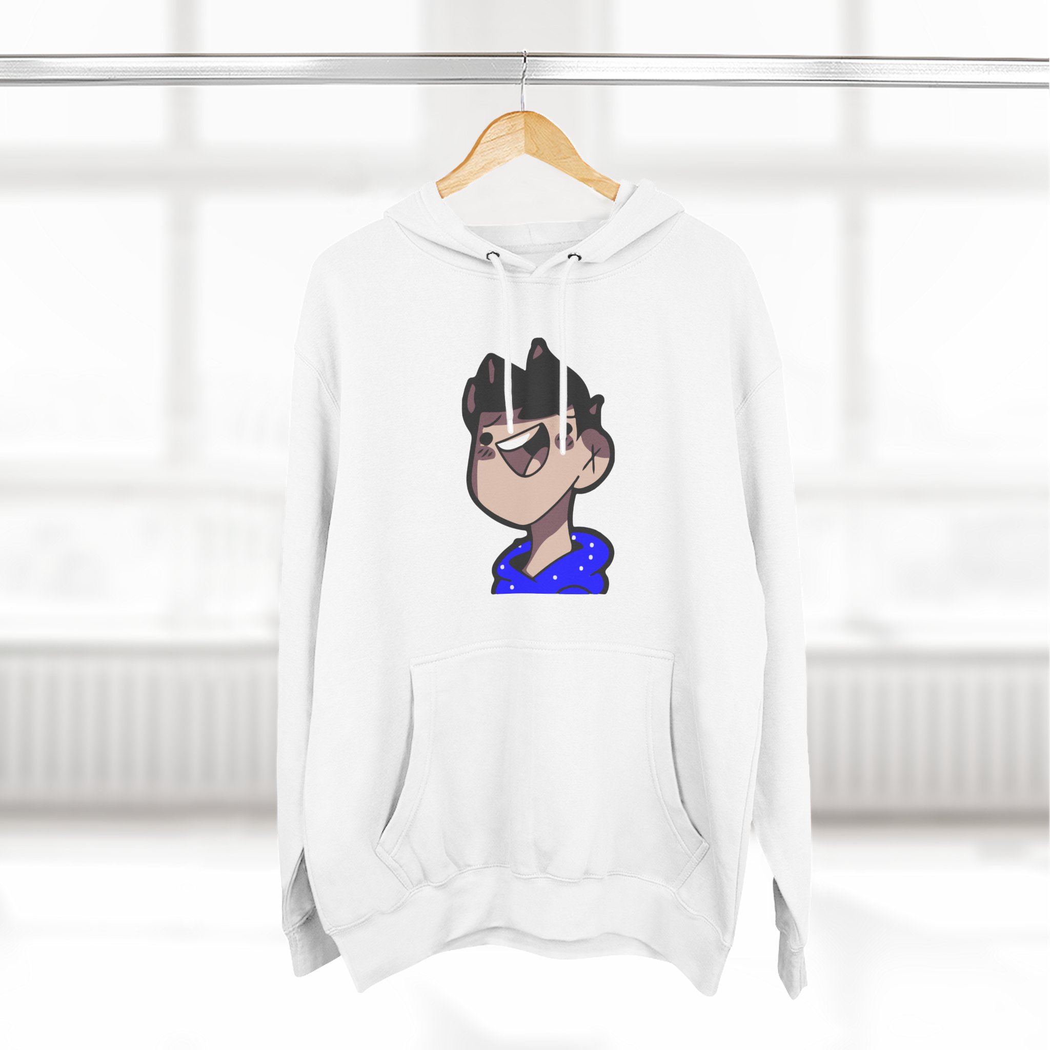 Clix Three-Panel Fleece Hoodie