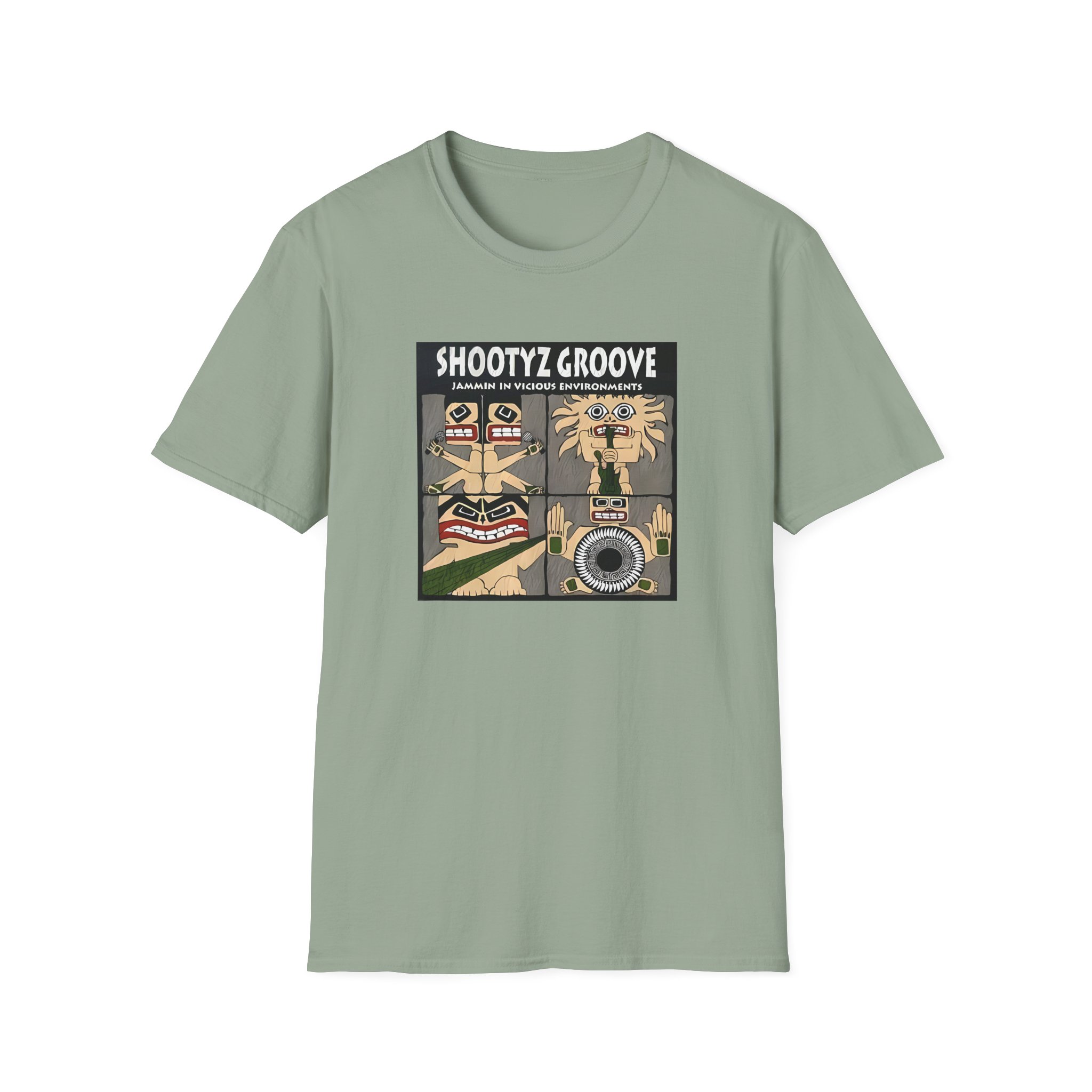 Shootyz Groove Jammin in Vicious Environments Album Cover Unisex Softstyle T-Shirt