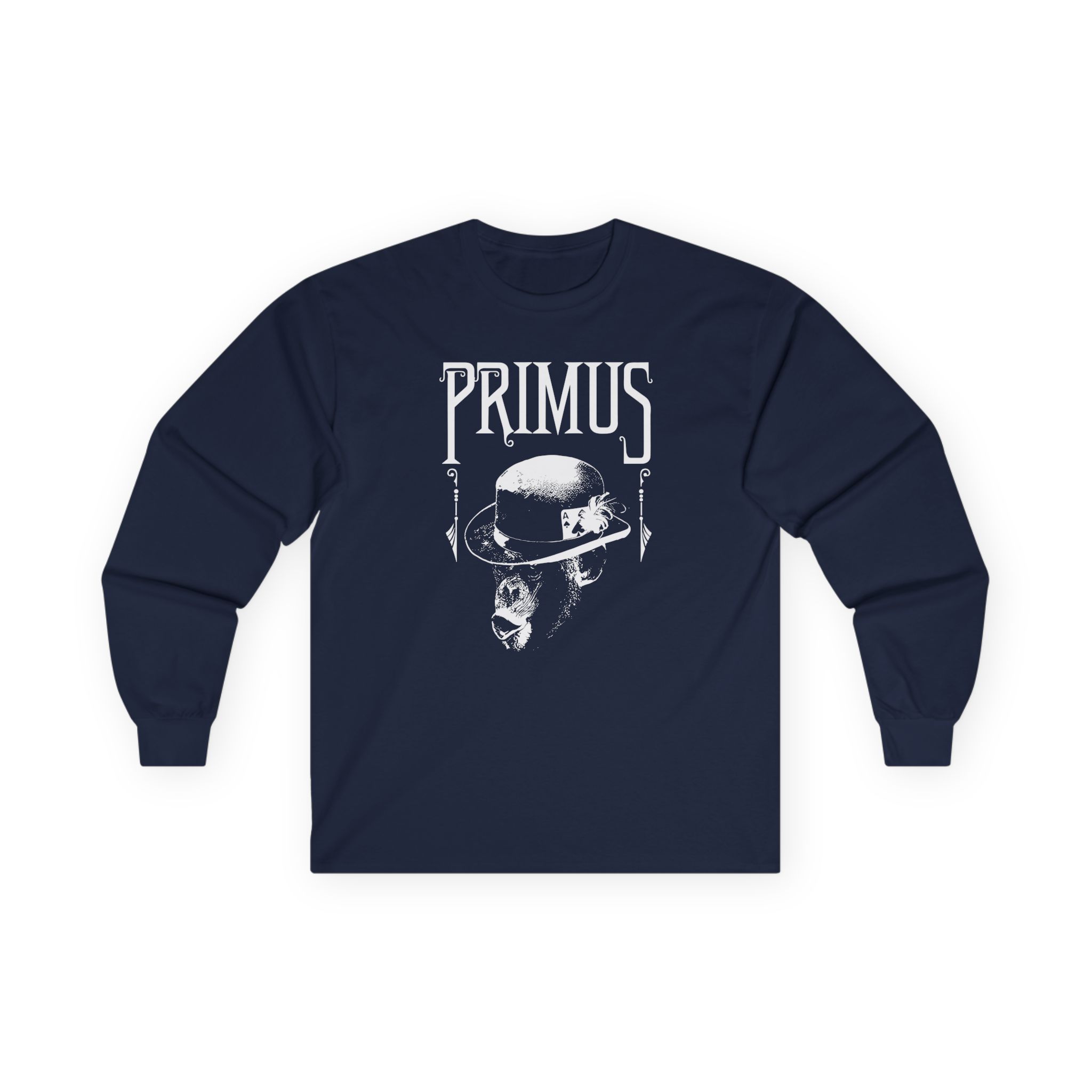 Primus Monkey Charcoal Unisex Ultra Cotton Long Sleeve Tee