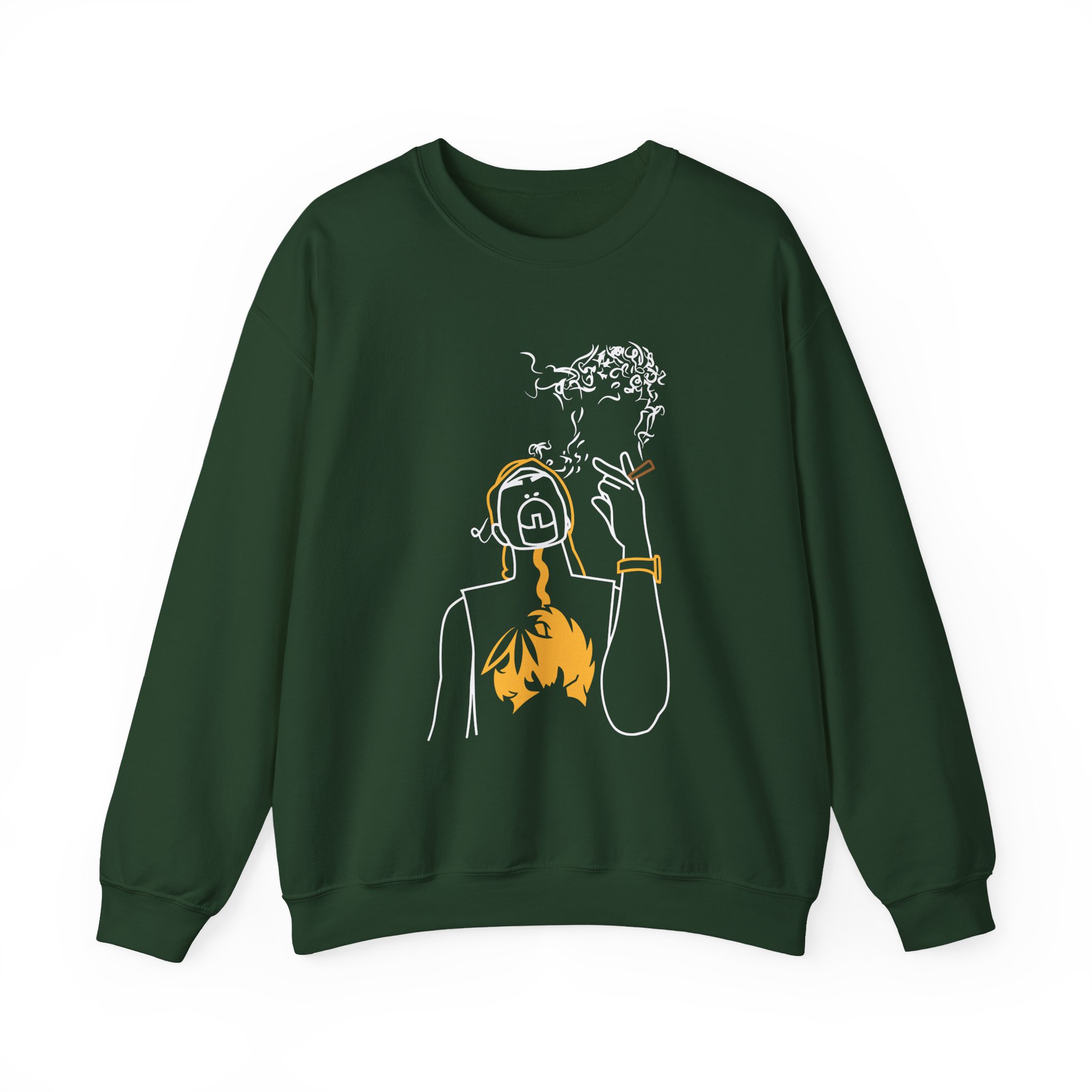 Method Man Iron Lung Line Art Unisex Heavy Blendâ„¢ Crewneck Sweatshirt