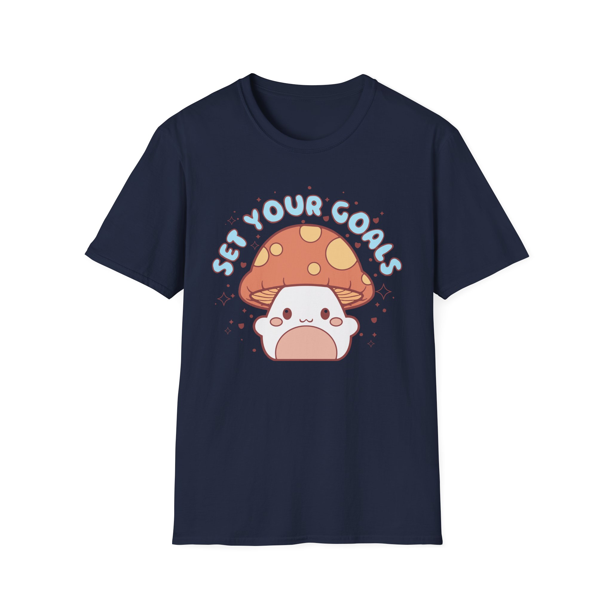 Set Your Goals Shroom Unisex Softstyle T-Shirt