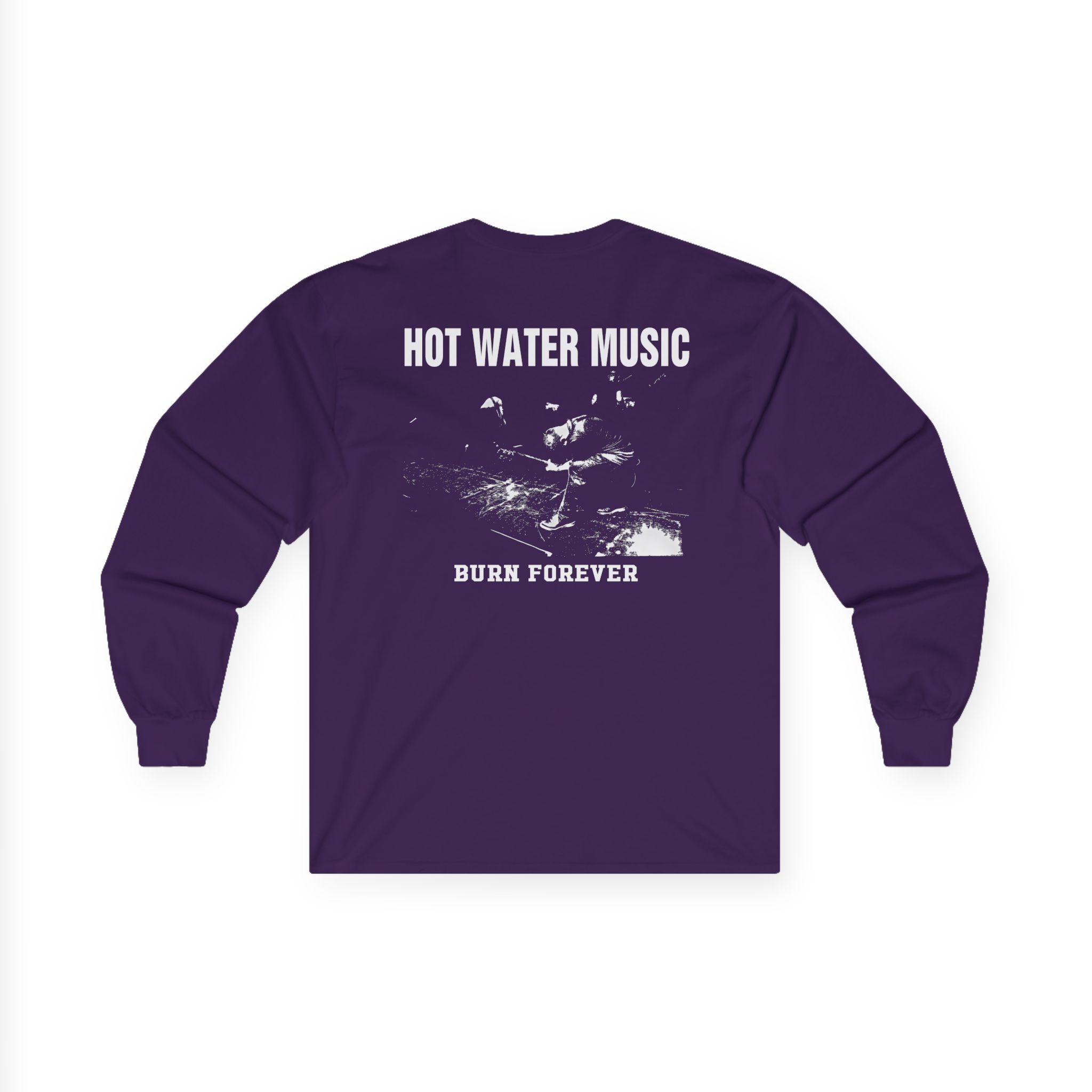 Hot Water Music Burn Forever Unisex Ultra Cotton Long Sleeve Tee