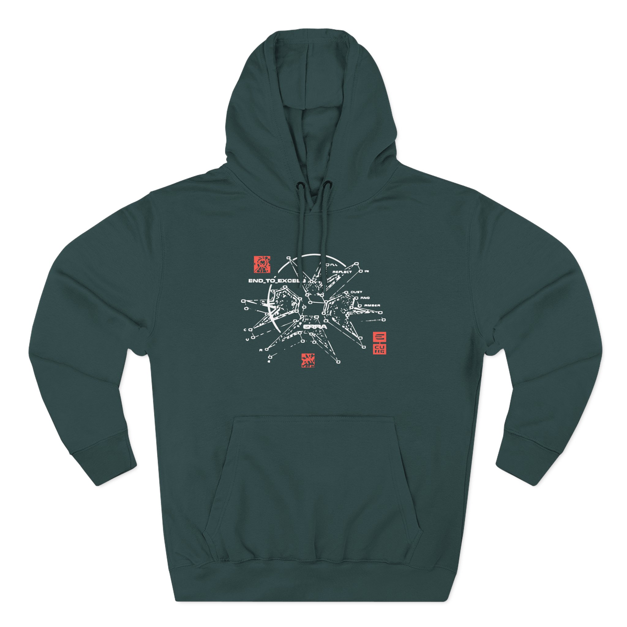 Erra End to Excess Three-Panel Fleece Hoodie