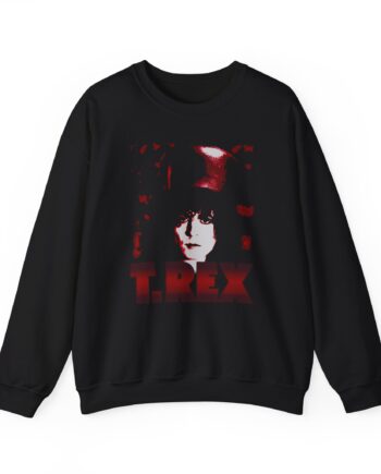 T Rex Marc Top Hat Unisex Heavy Blend™ Crewneck Sweatshirt