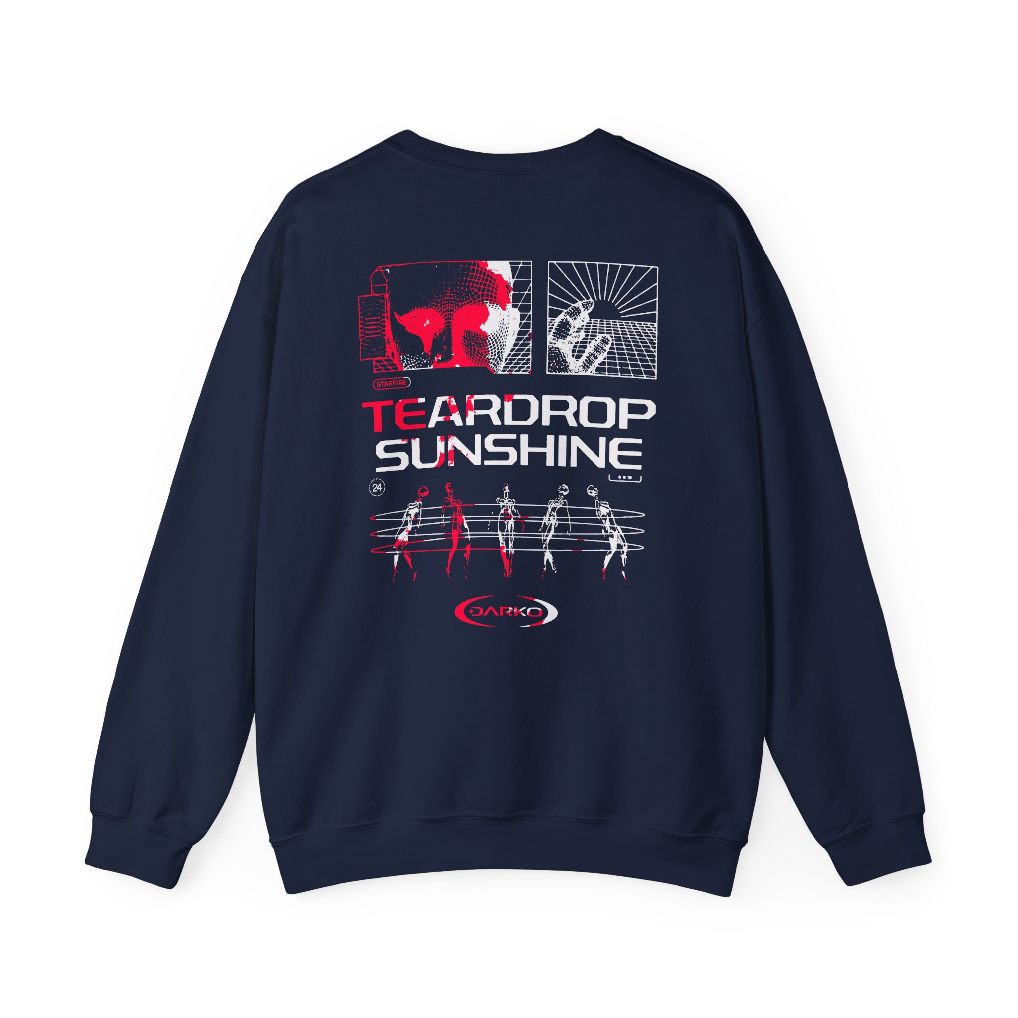 Darko Teardrop Sunshine Unisex Heavy Blendâ„¢ Crewneck Sweatshirt