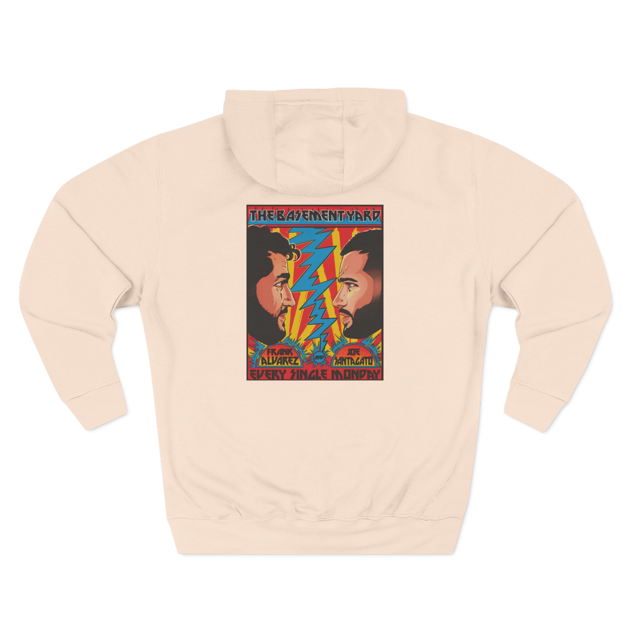 The Basement Yard Face Off Three-Panel Fleece Hoodie