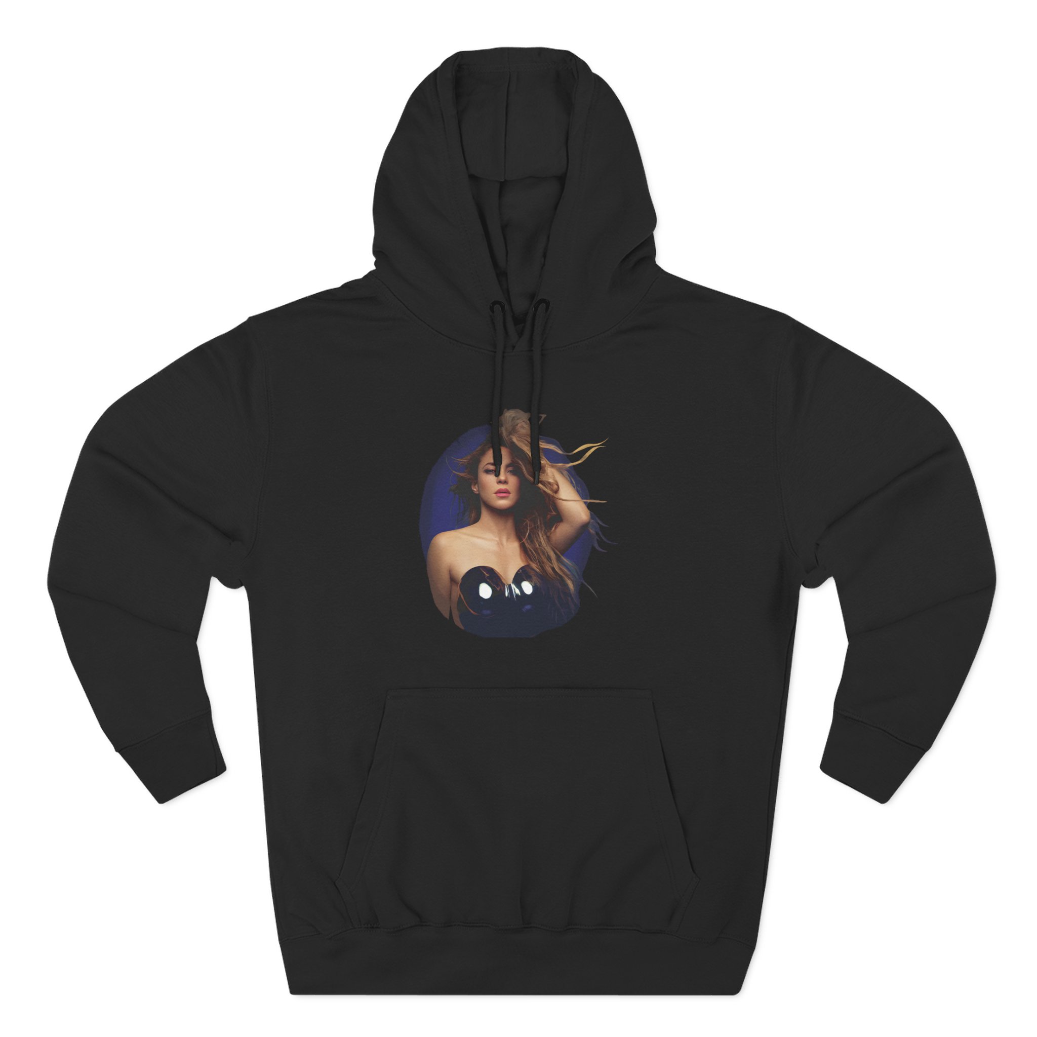 Shakira Sapphire Aura Three-Panel Fleece Hoodie