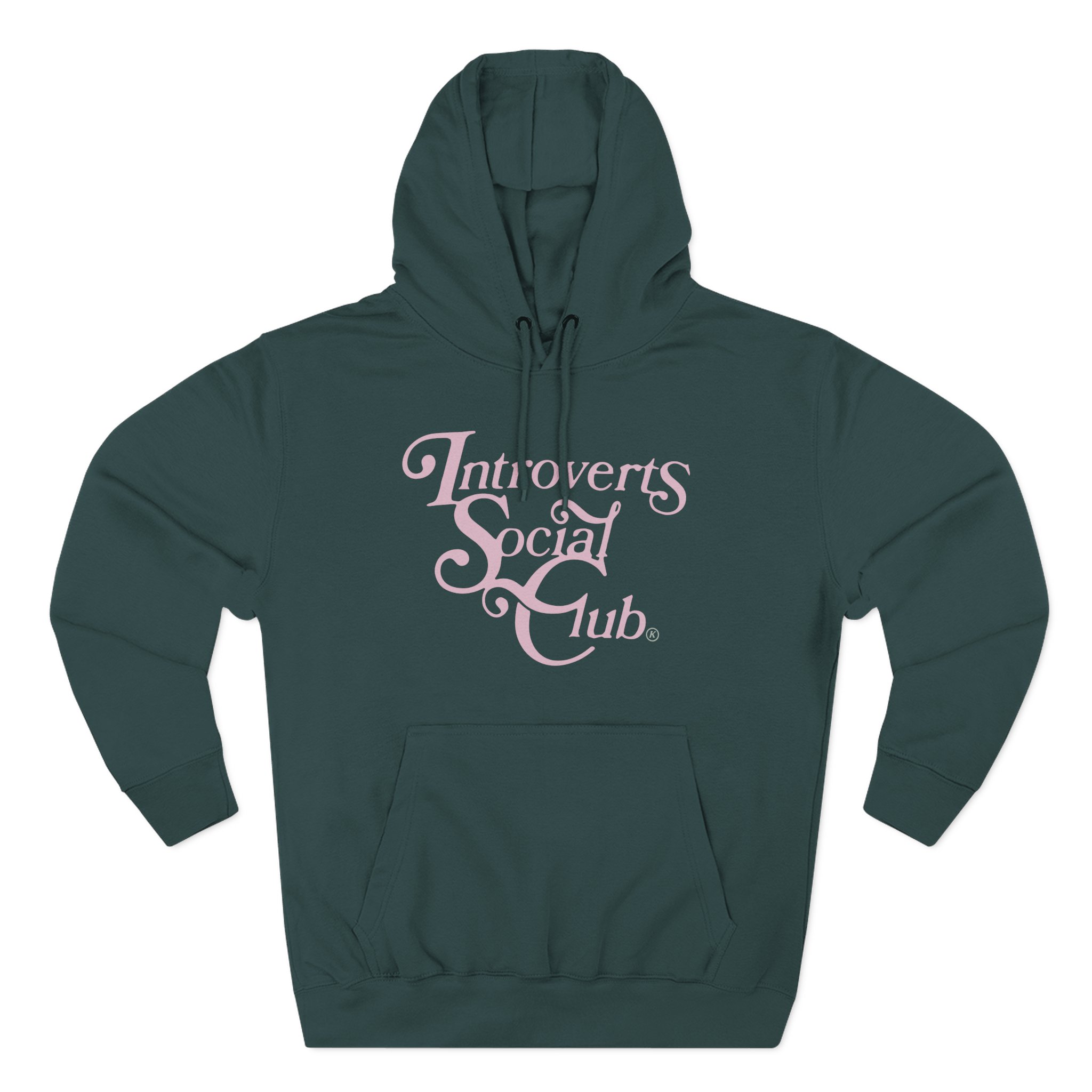 Kallmekris Introverts Social Club Three-Panel Fleece Hoodie