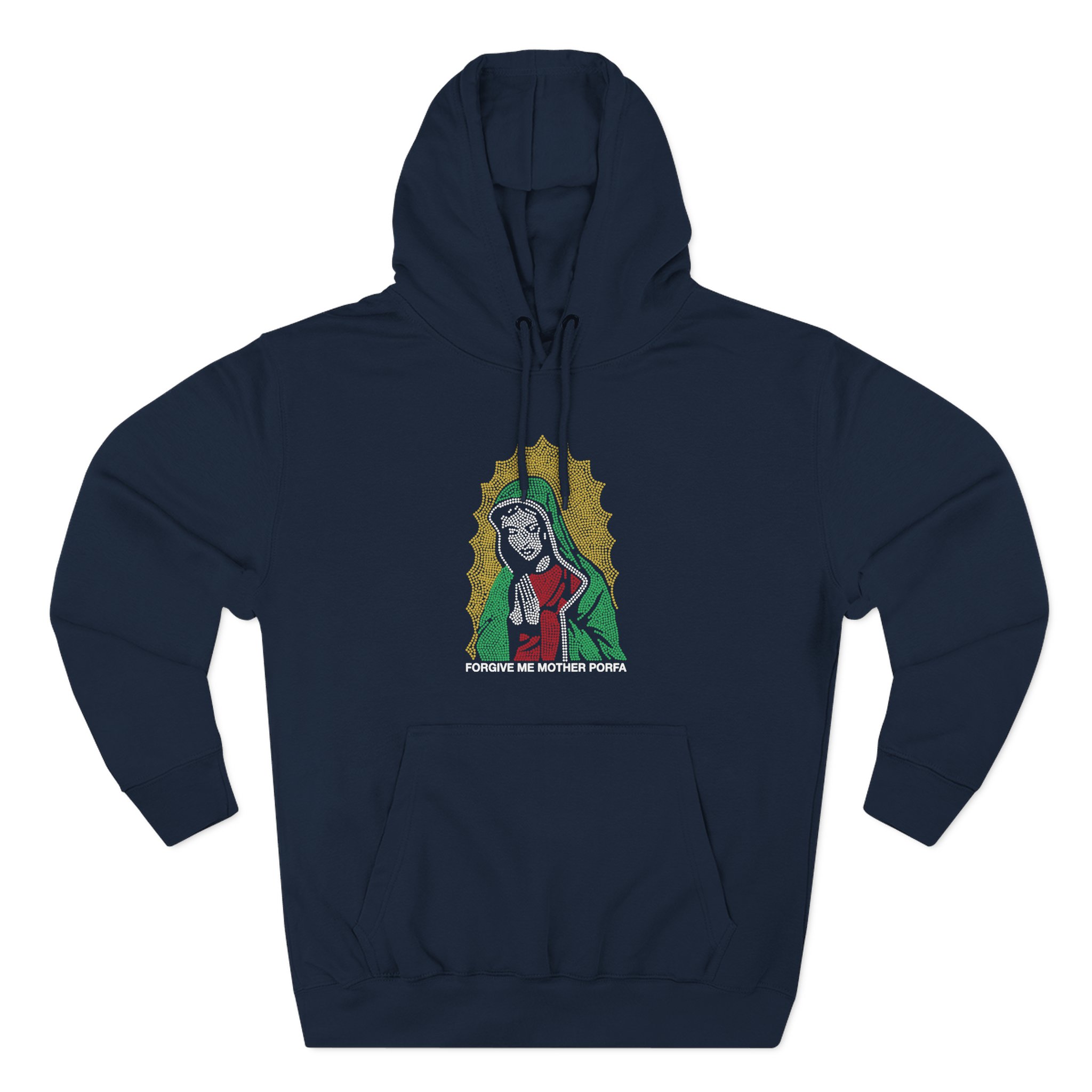 Porfa Forgive Me Mother Three-Panel Fleece Hoodie