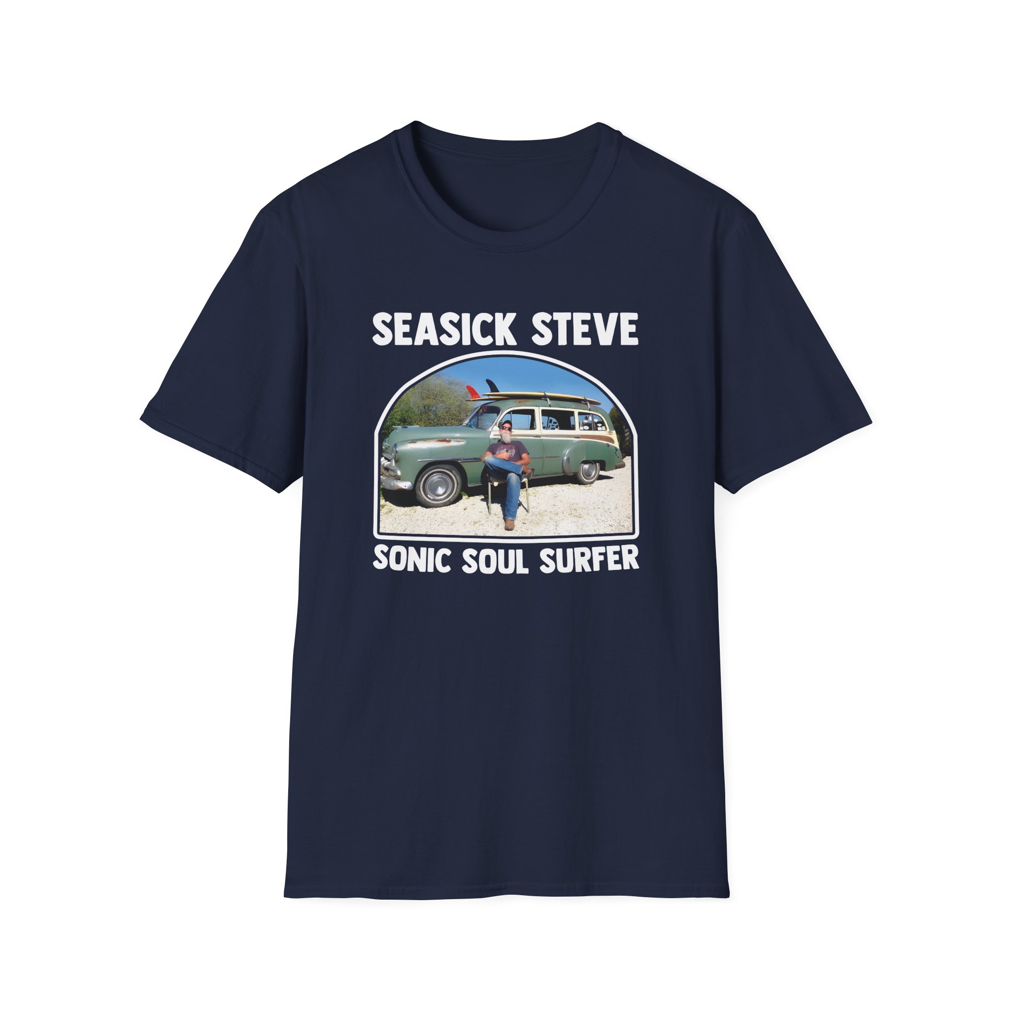 Seasick Steve Sonic Soul Surfer Unisex Softstyle T-Shirt