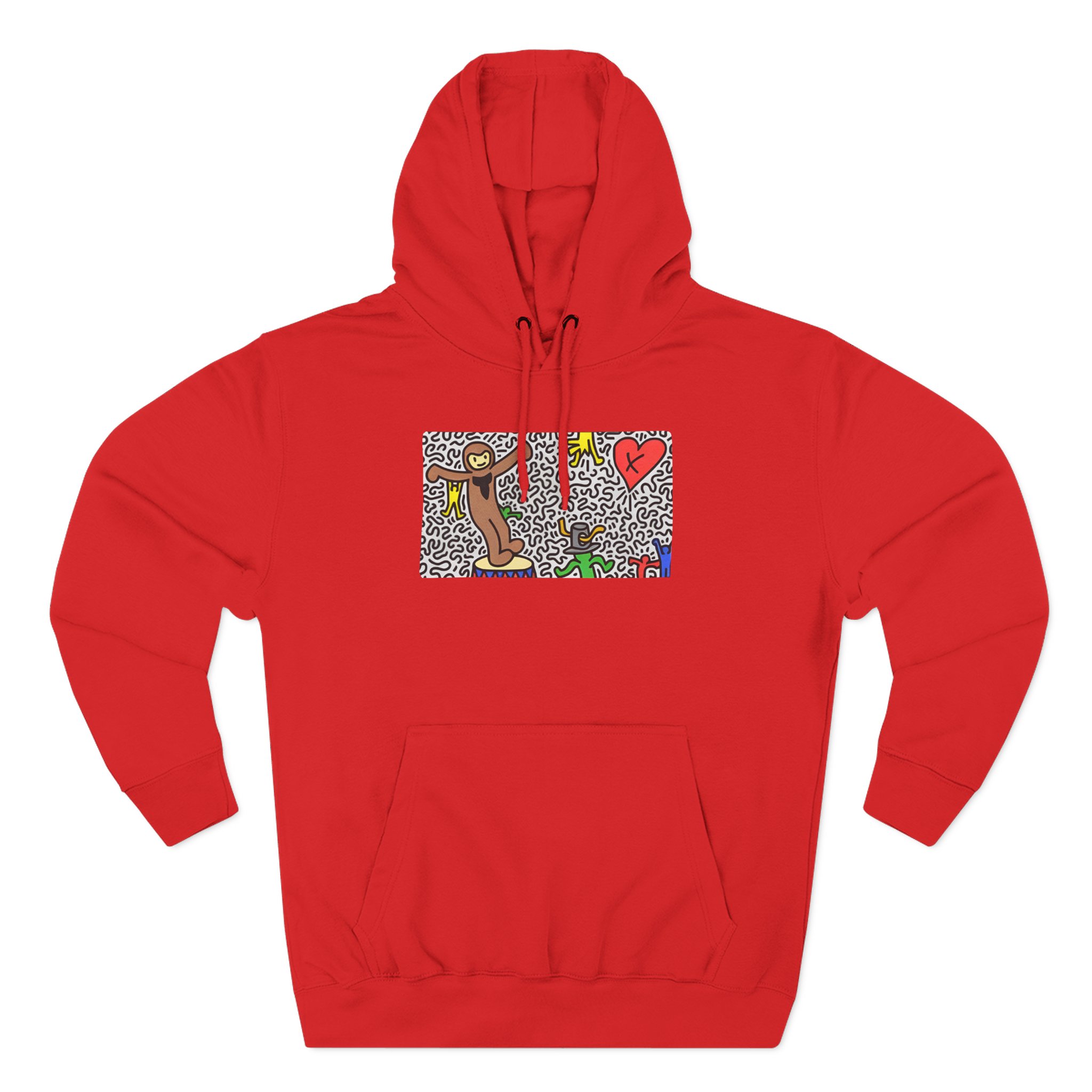 Spoonkid Monke Three-Panel Fleece Hoodie