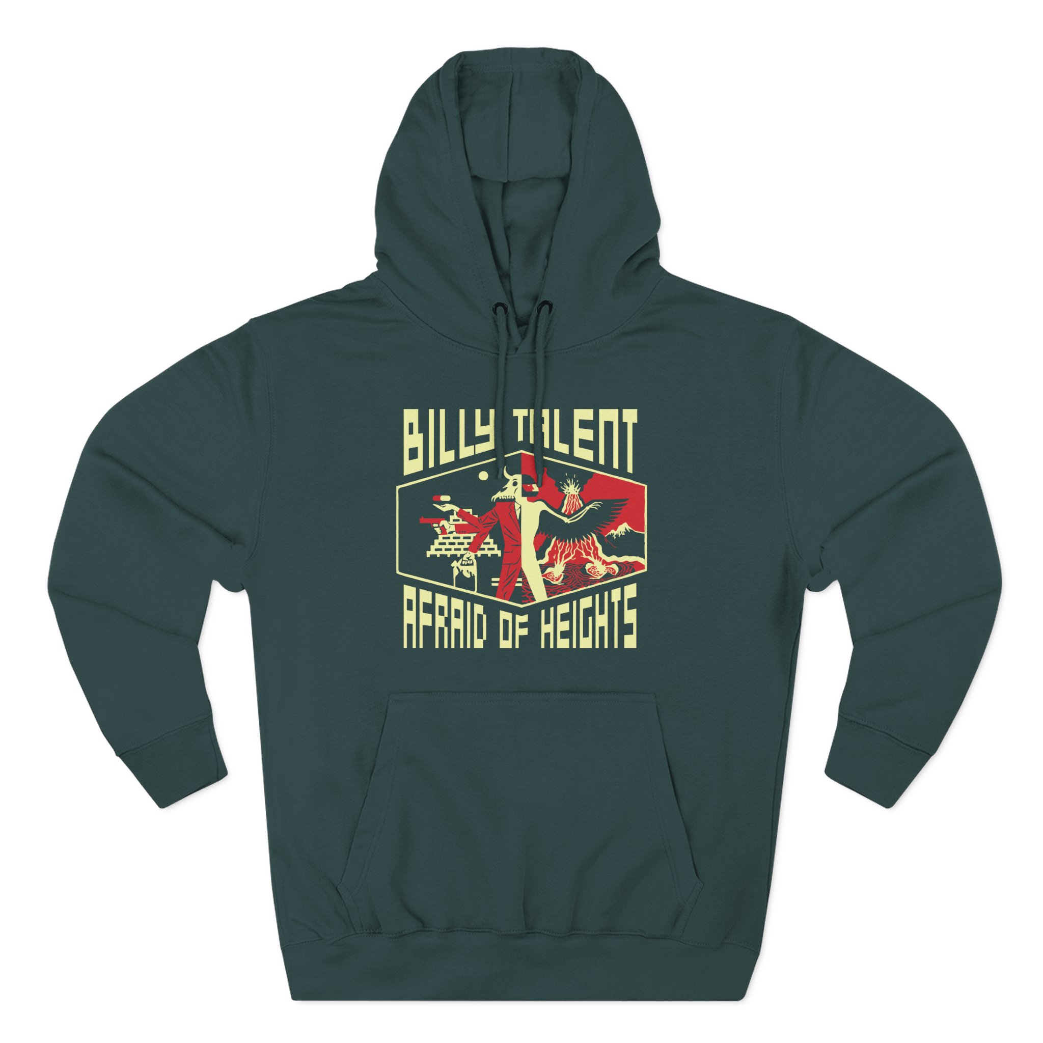 Billy Talent Afraid of Heights Three-Panel Fleece Hoodie
