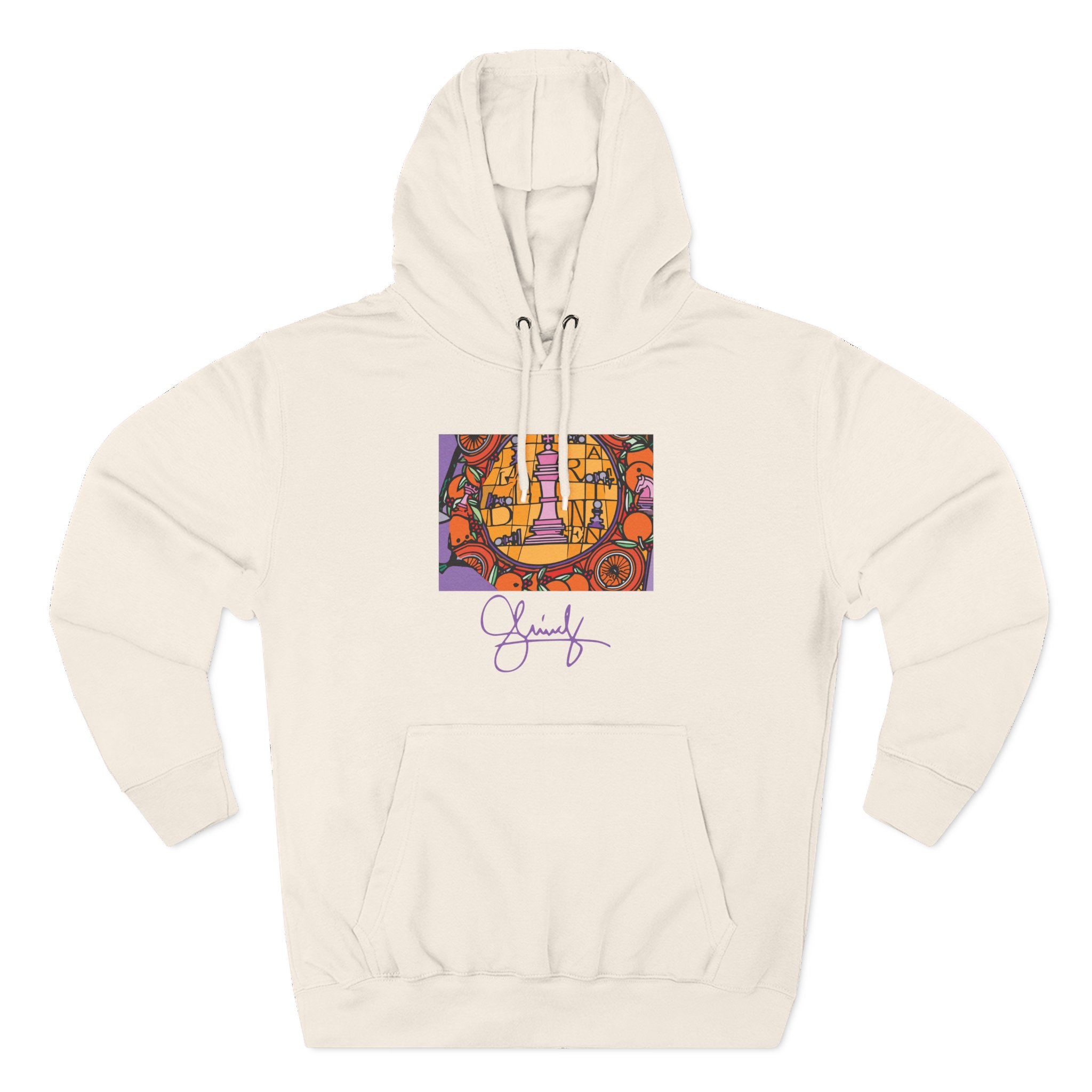 Shindy Three-Panel Fleece Hoodie