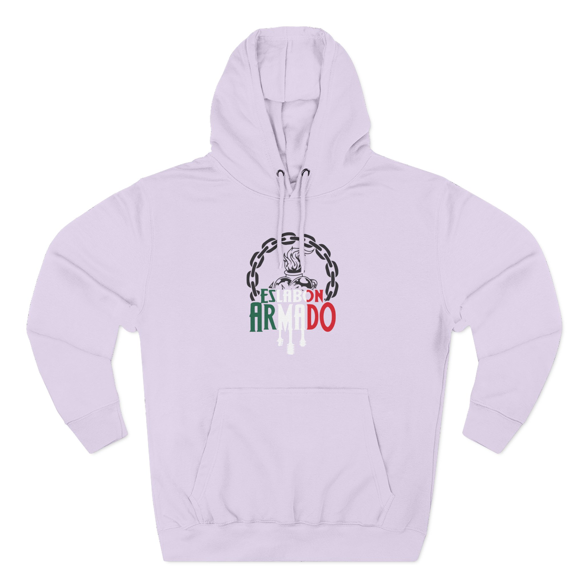 Eslabon Armado asà Lo Quiso Dios Three-Panel Fleece Hoodie