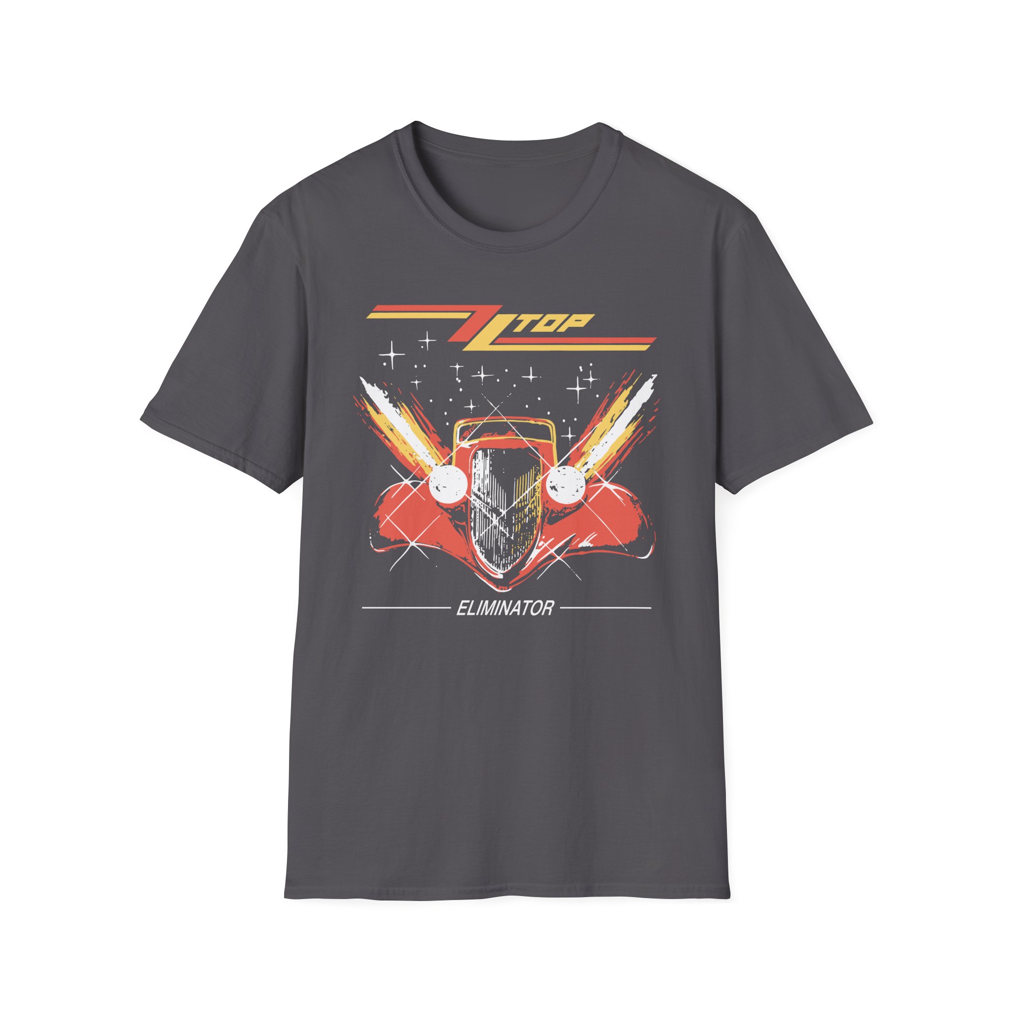 ZZ Top Eliminator Illustrated Unisex Softstyle T-Shirt
