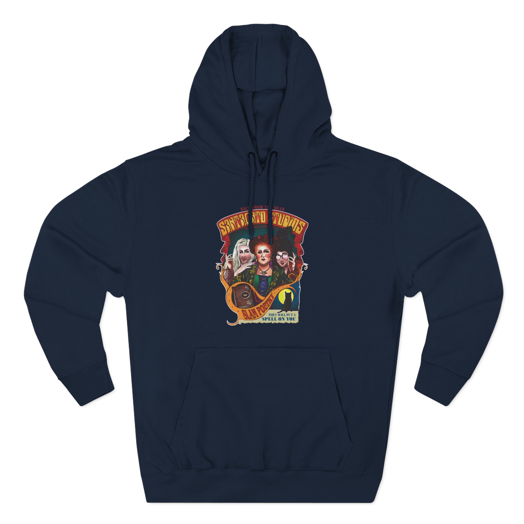 The Basement Yard Hocus Pocus Slam Poetry Three-Panel Fleece Hoodie