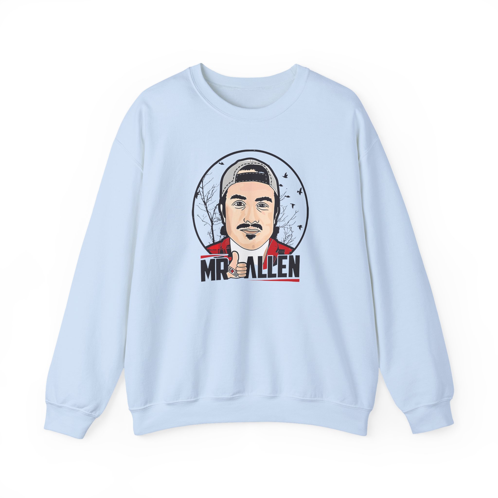 Mrballen Like Button Unisex Heavy Blendâ„¢ Crewneck Sweatshirt