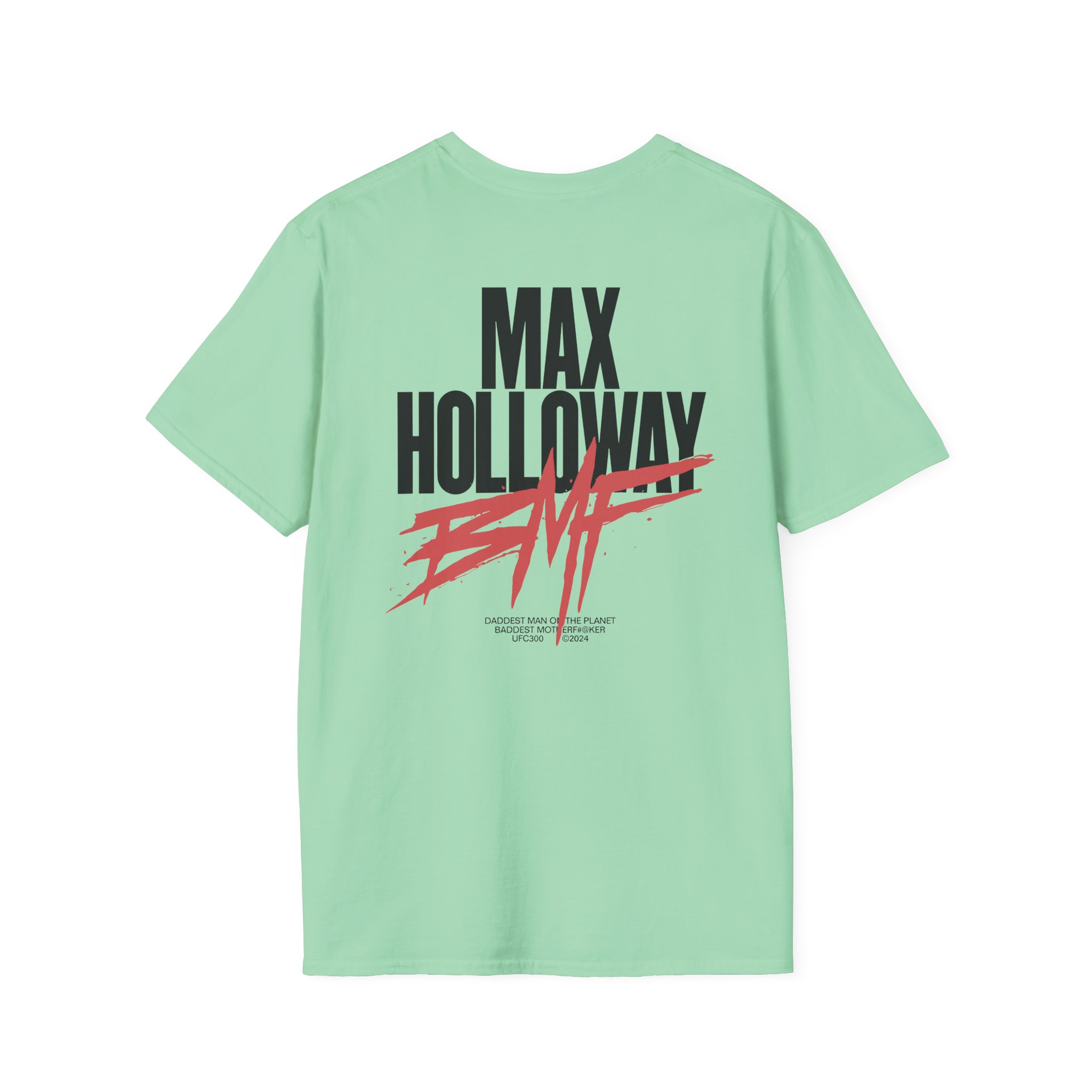 Max Holloway Dmp/bmf Unisex Softstyle T-Shirt