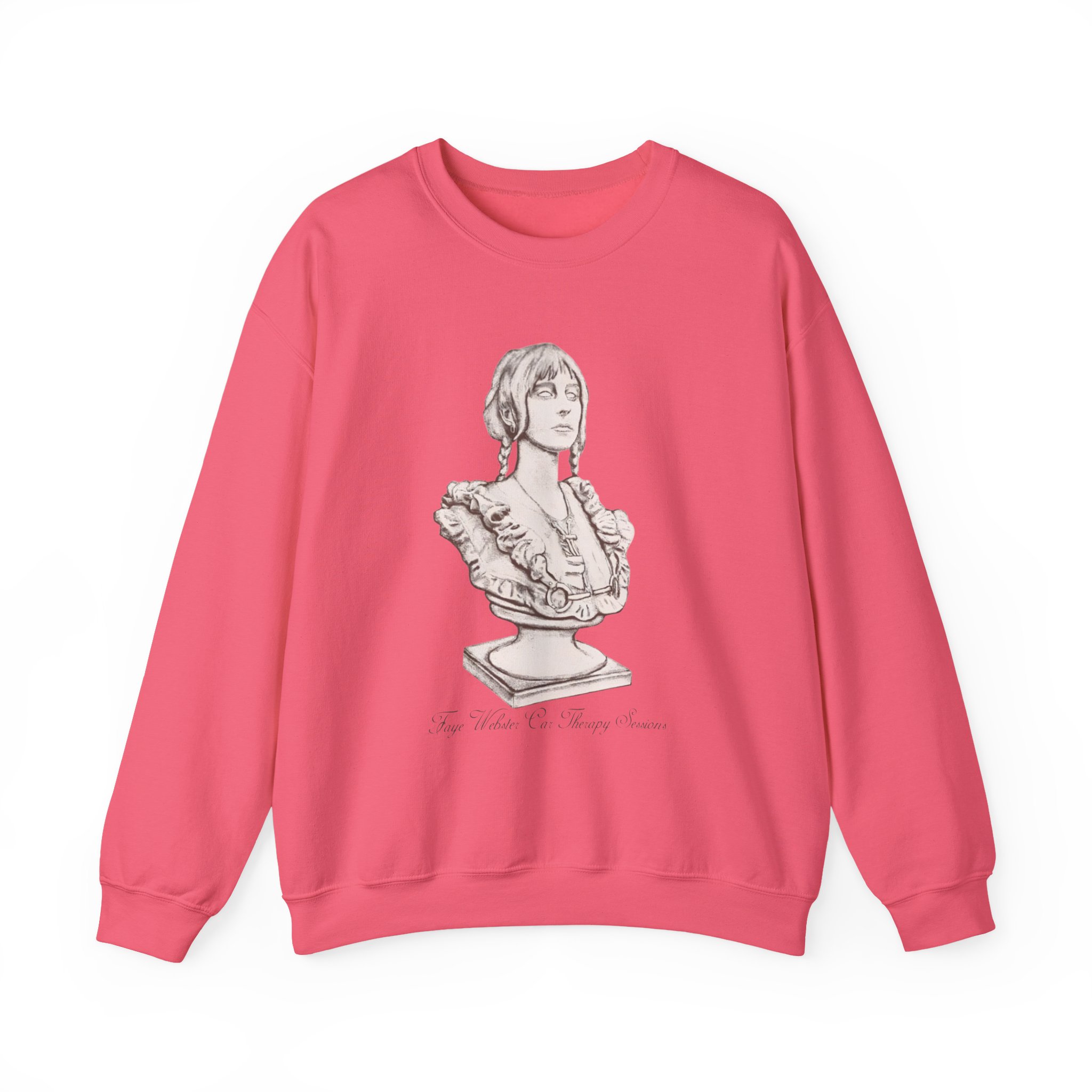 Faye Webster Car Therapy Sessions Bust Unisex Heavy Blendâ„¢ Crewneck Sweatshirt