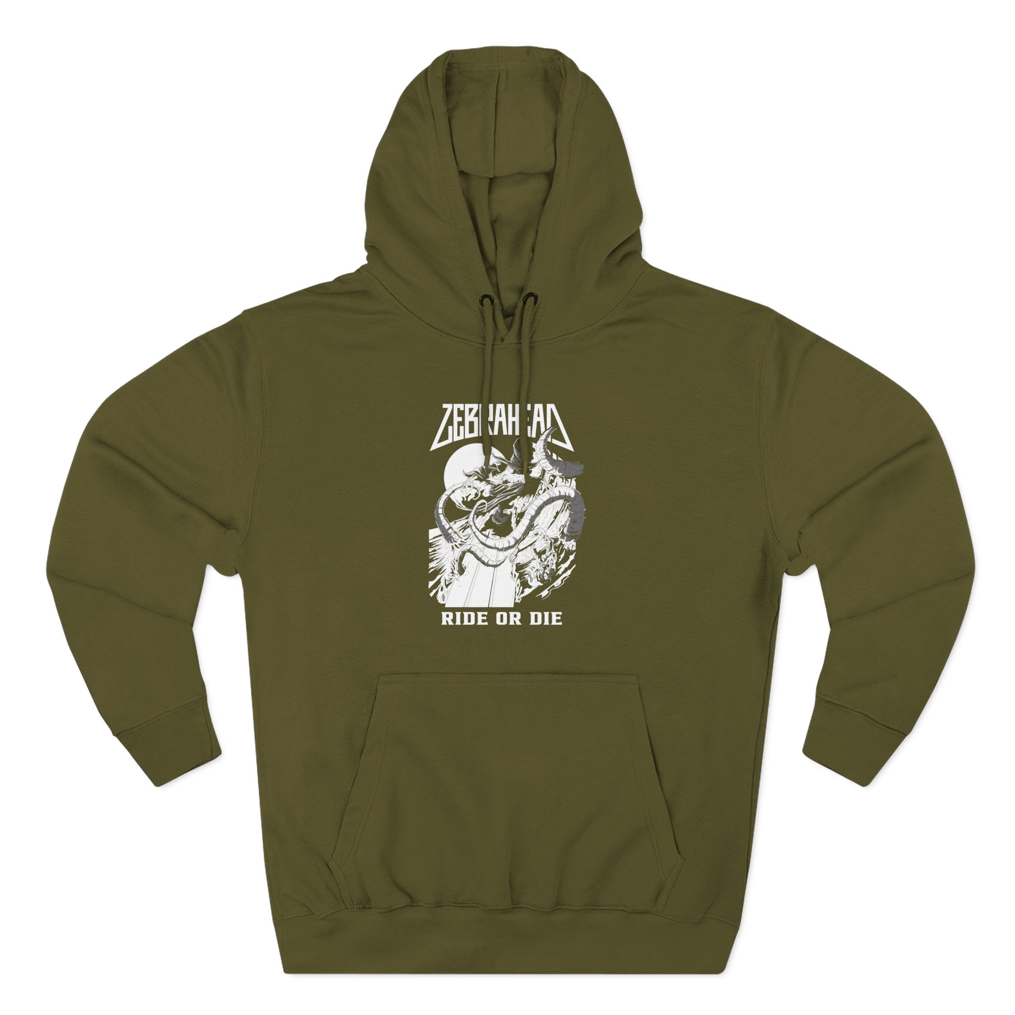 Zebrahead Ride or Die Three-Panel Fleece Hoodie