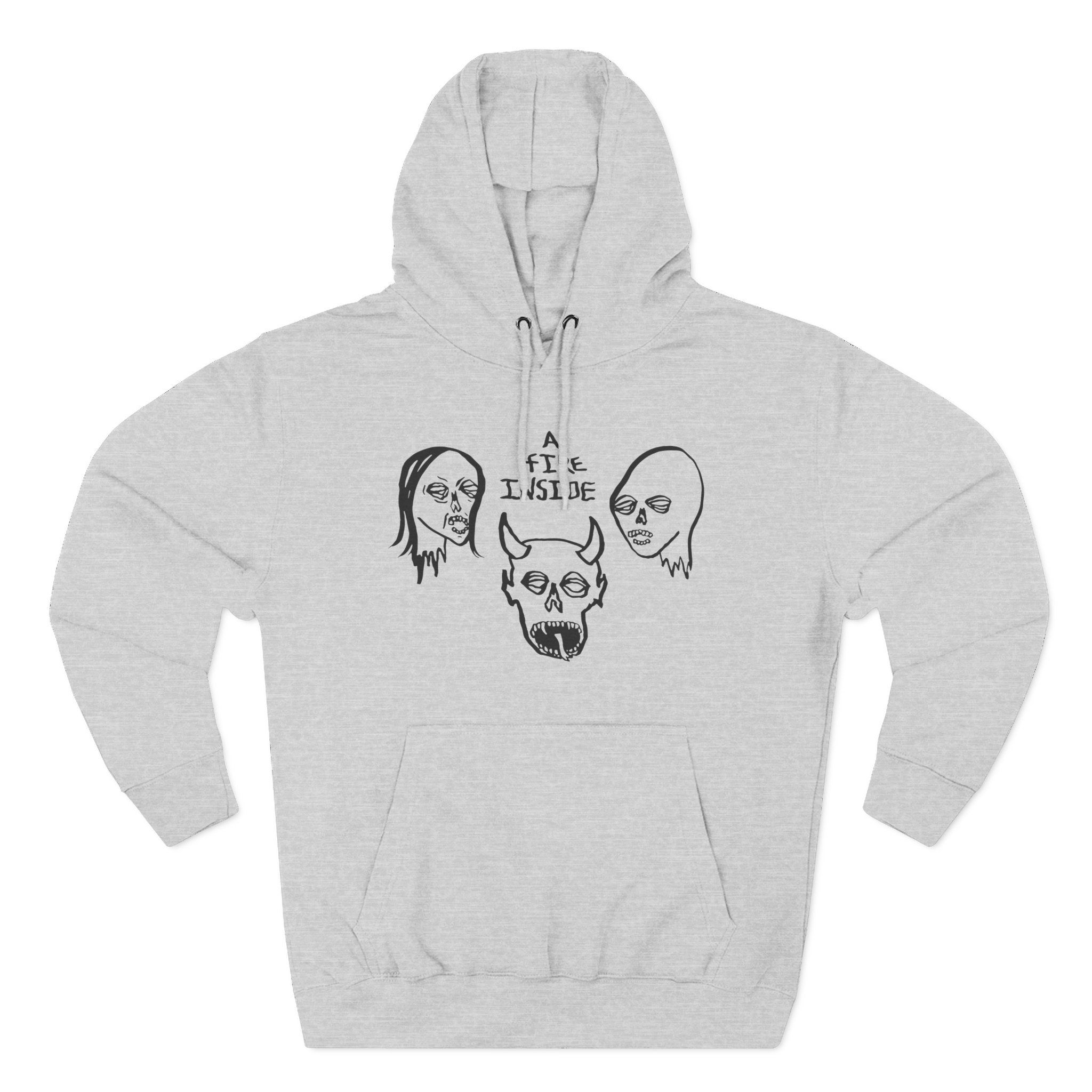 Afi Faces Three-Panel Fleece Hoodie