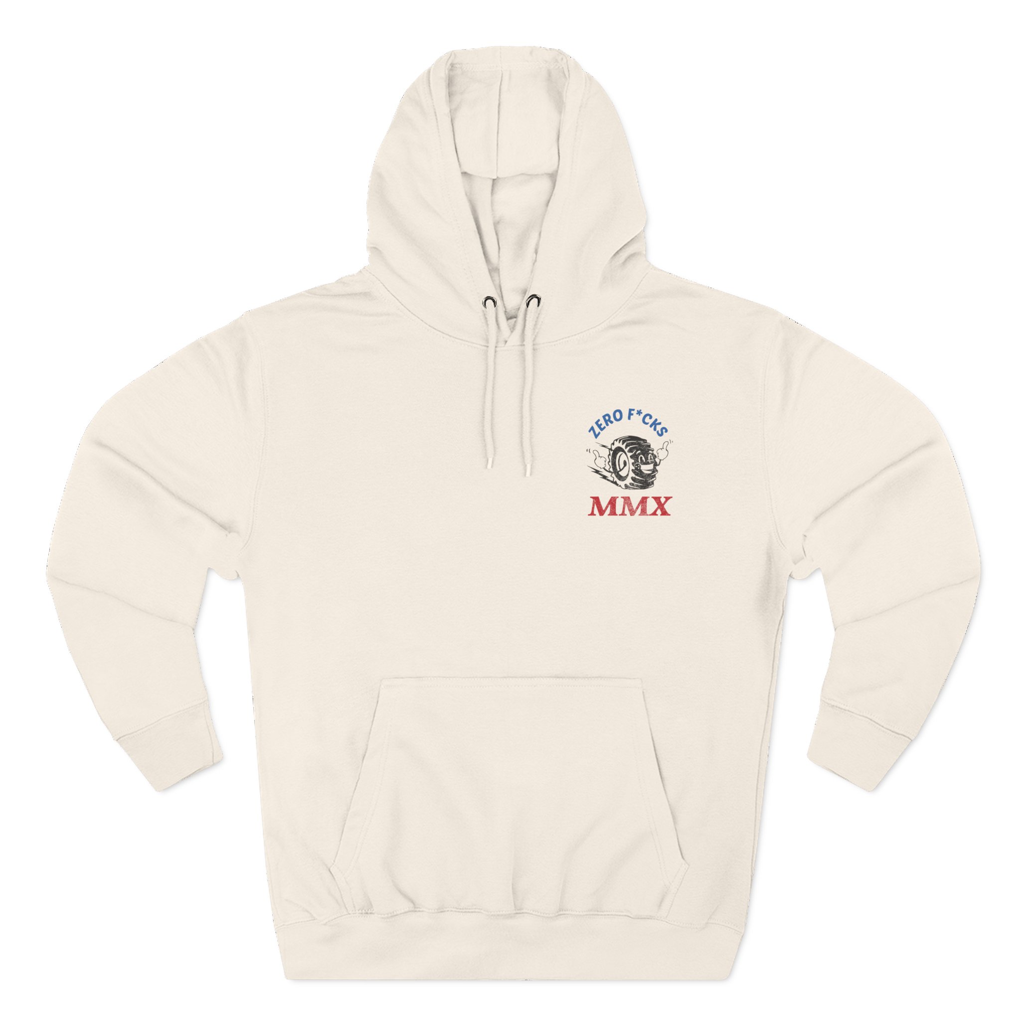 Monstermax Zero Fucks Three-Panel Fleece Hoodie