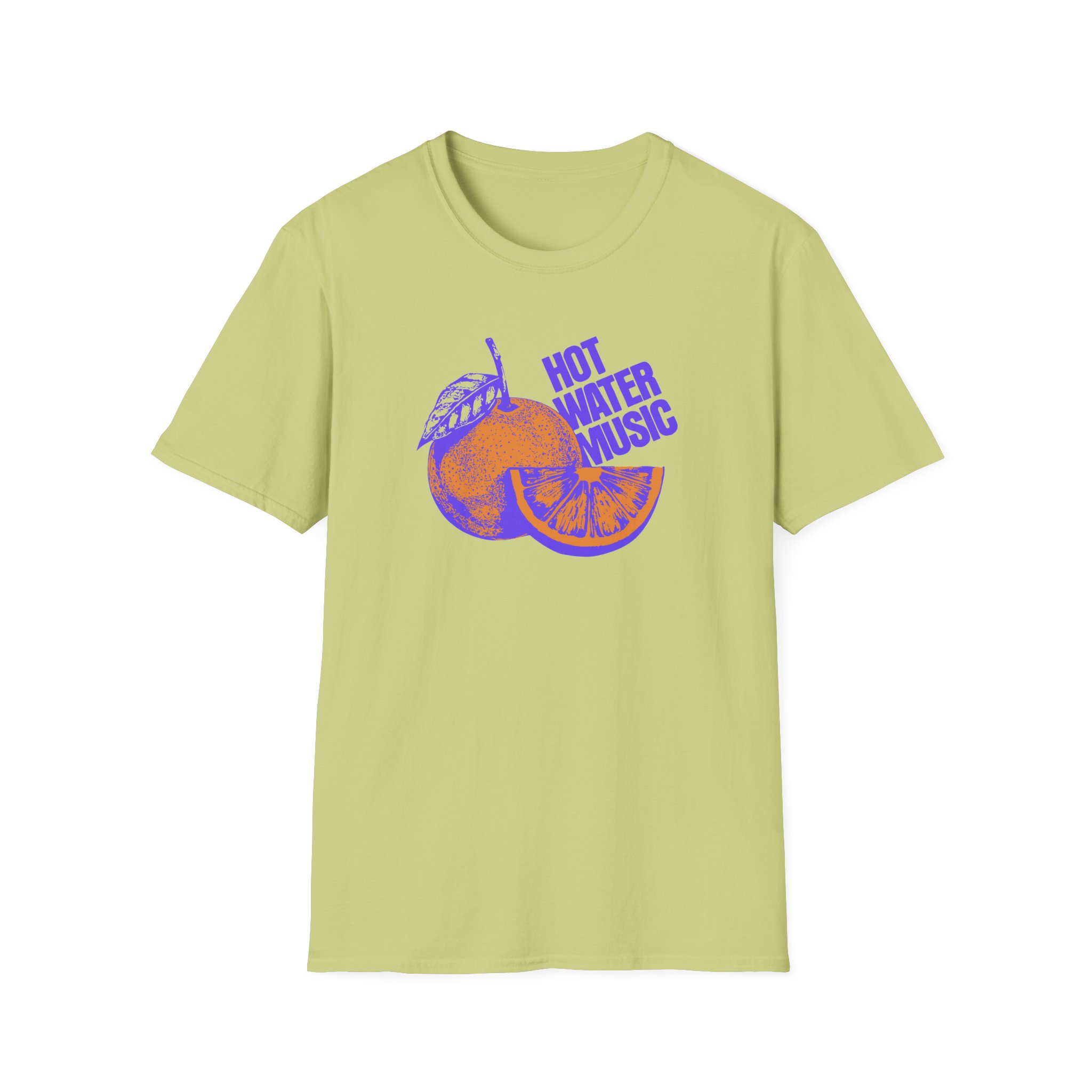 Hot Water Music Florida Orange Unisex Softstyle T-Shirt