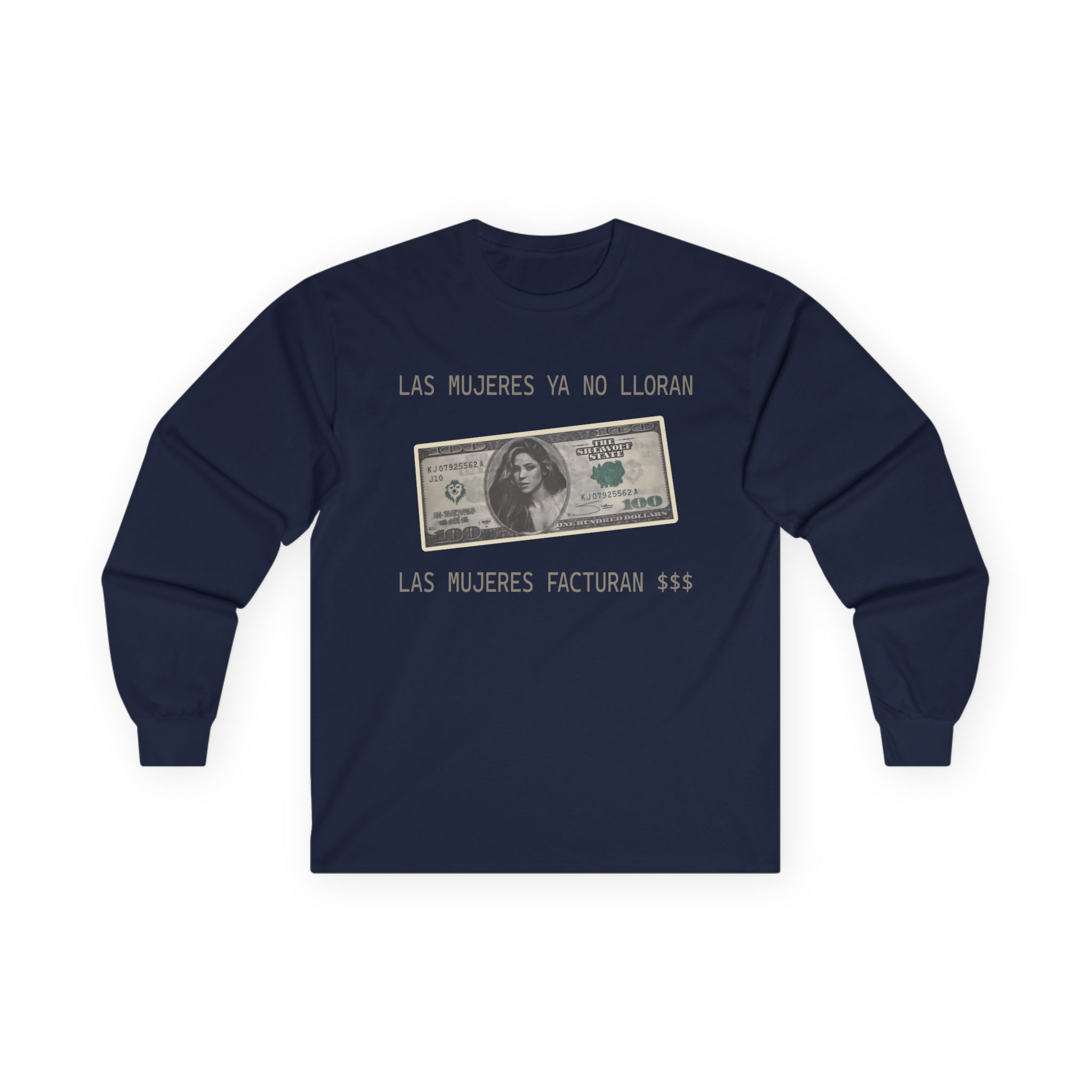 Shakira Dollar Bill Unisex Ultra Cotton Long Sleeve Tee