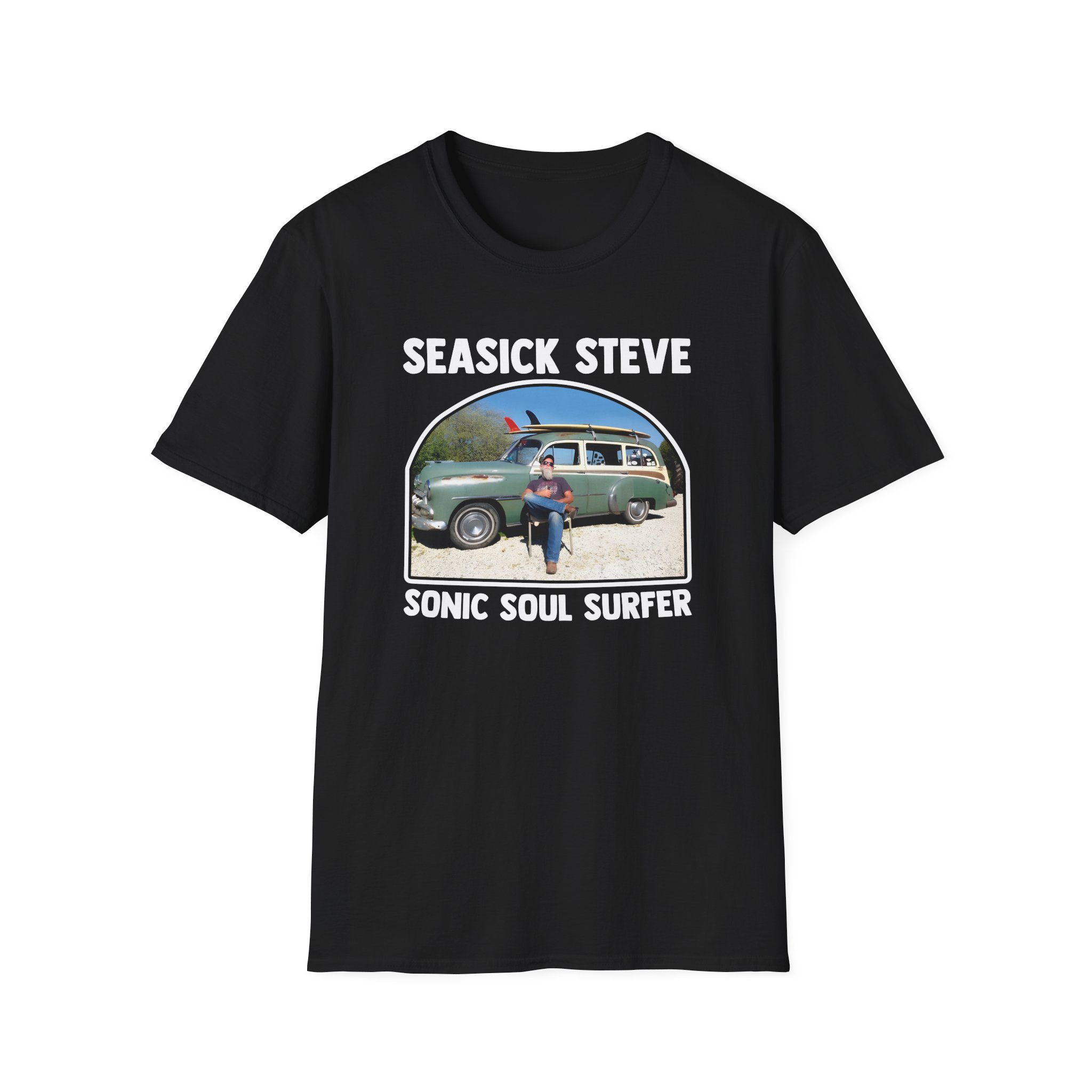 Seasick Steve Sonic Soul Surfer Unisex Softstyle T-Shirt