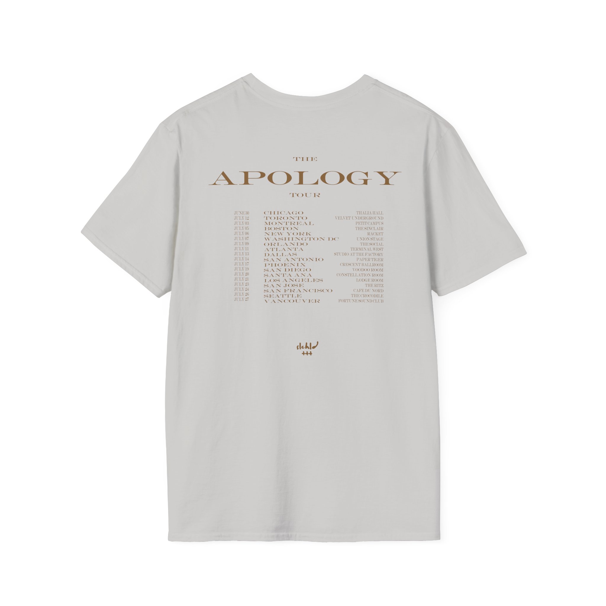 Wave to Earth Slchld 'apology' Na Tour Unisex Softstyle T-Shirt