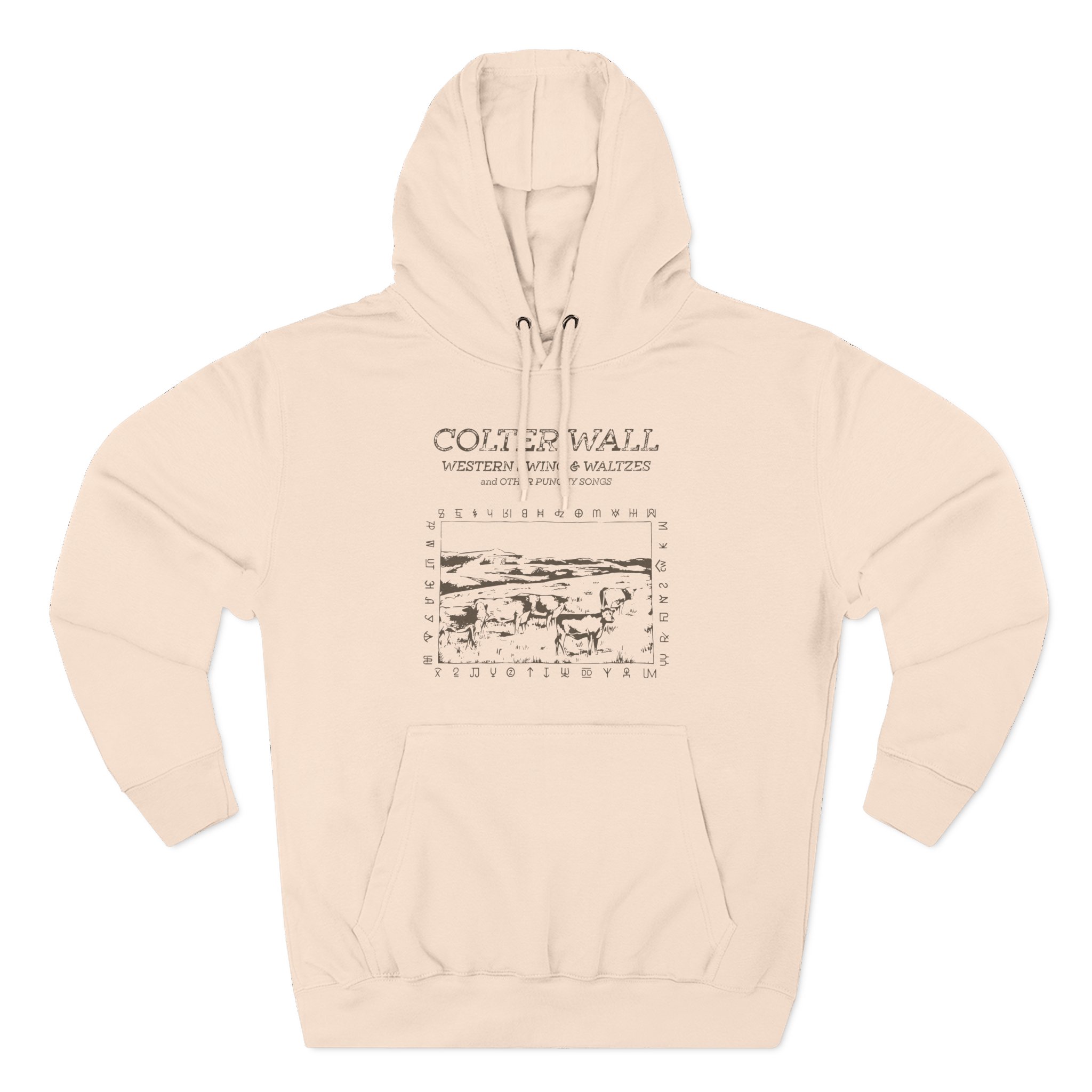 Colter Wall Western Swing & Waltzes Three-Panel Fleece Hoodie