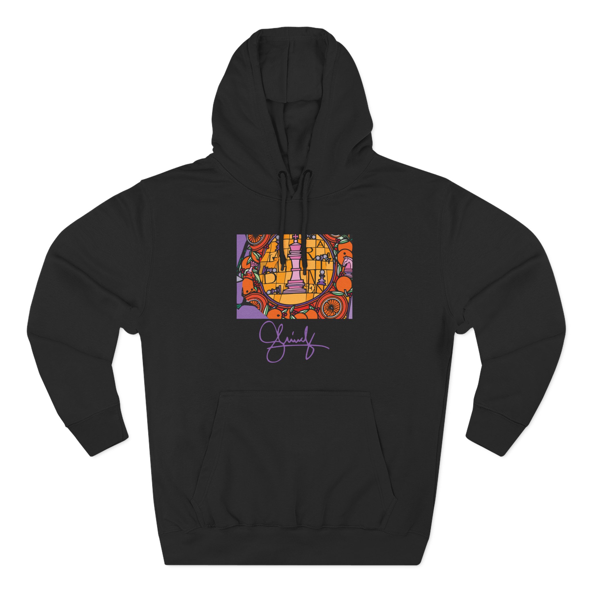 Shindy Three-Panel Fleece Hoodie