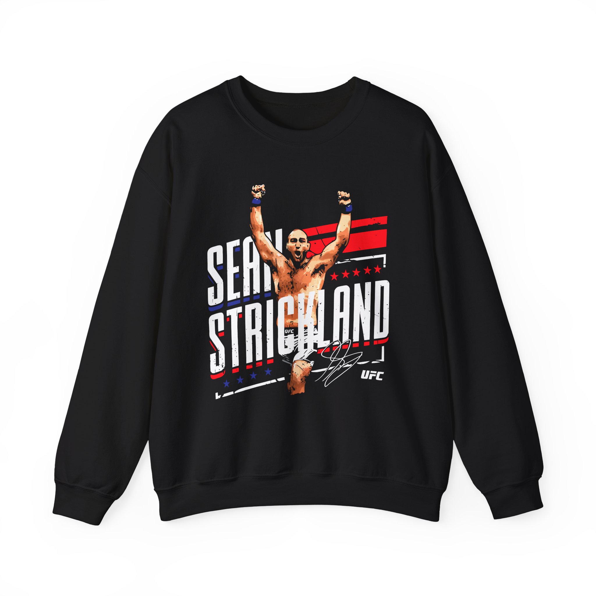 Sean Strickland Stars & Stripes Unisex Heavy Blendâ„¢ Crewneck Sweatshirt