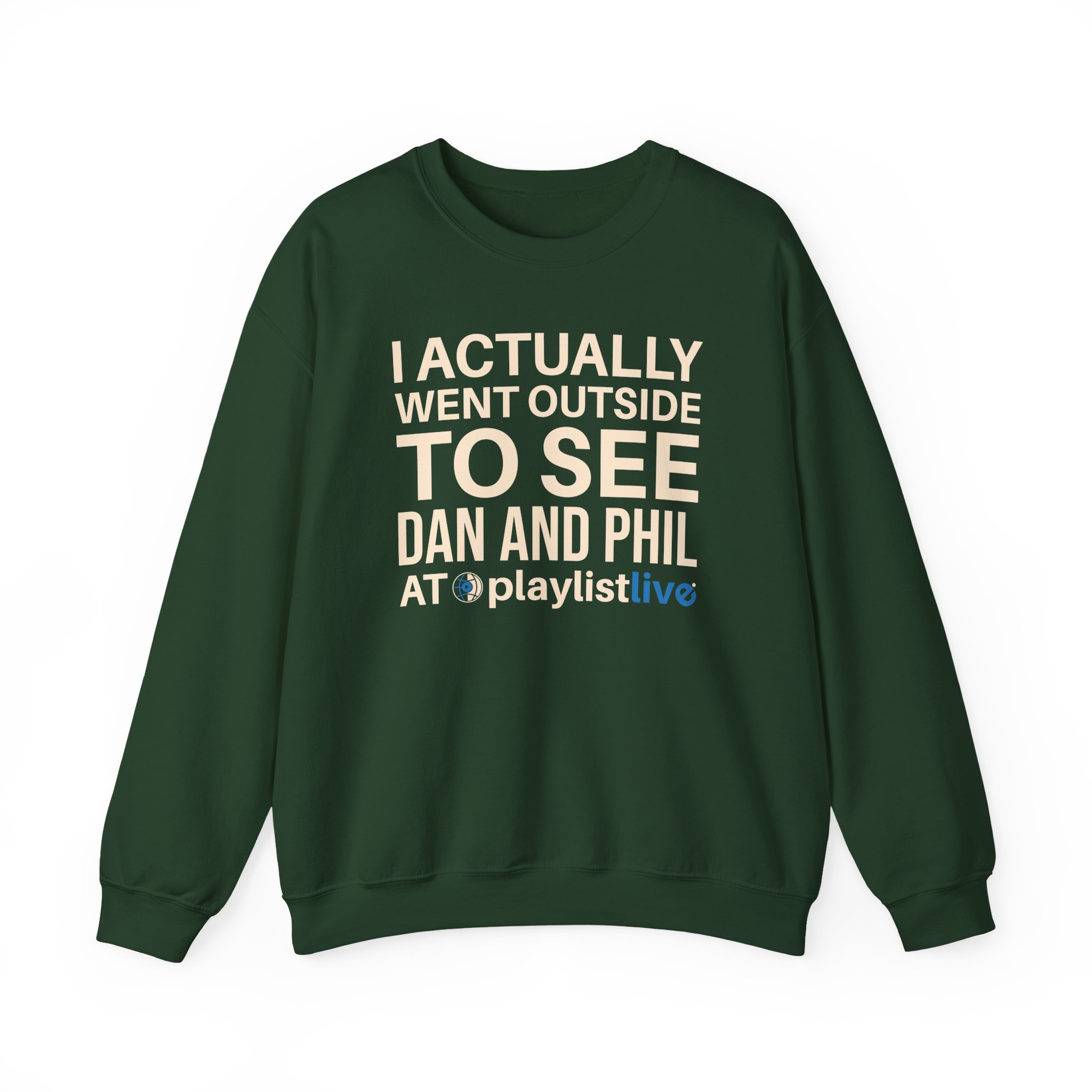 Dan and Phil Actually Went Outside to See Dan and Phil at Playlist Live Unisex Heavy Blendâ„¢ Crewneck Sweatshirt