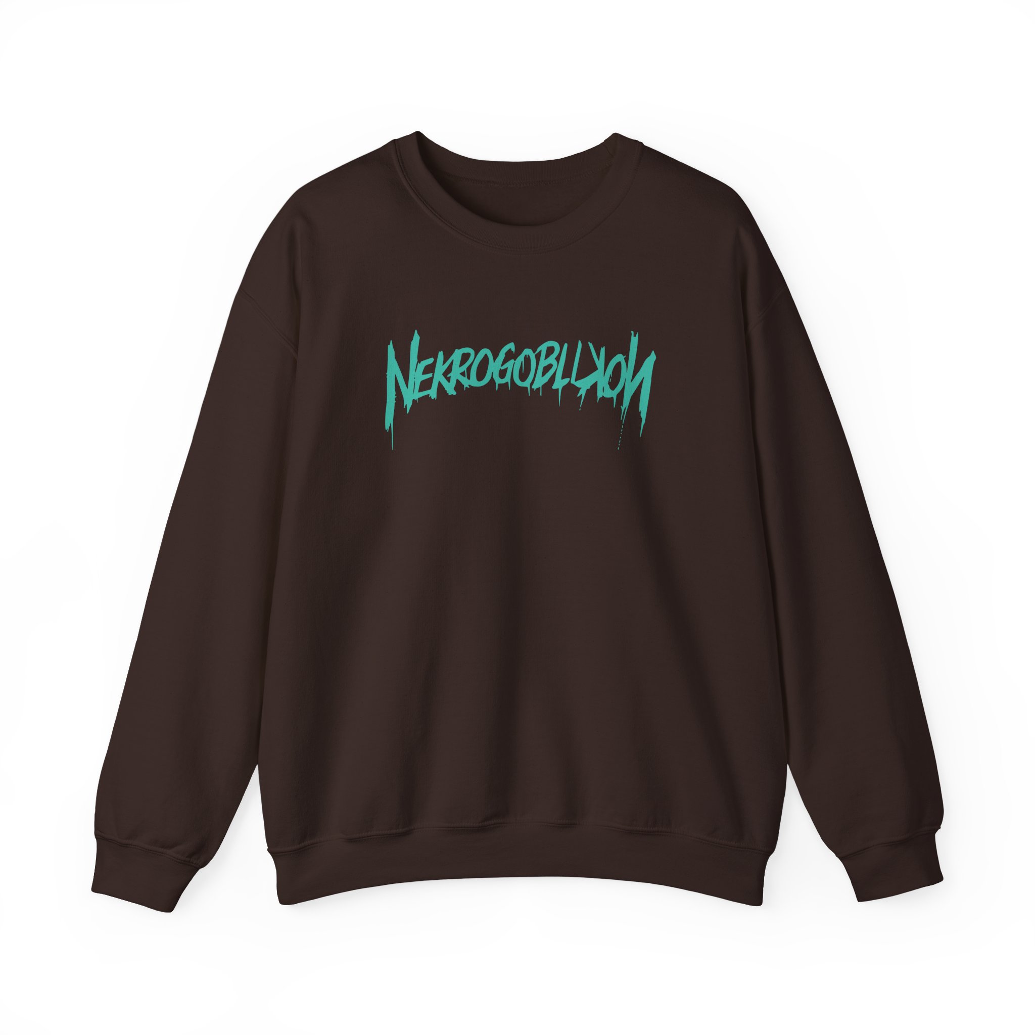 Nekrogoblikon Goblin Mode Crystal Wash Unisex Heavy Blendâ„¢ Crewneck Sweatshirt