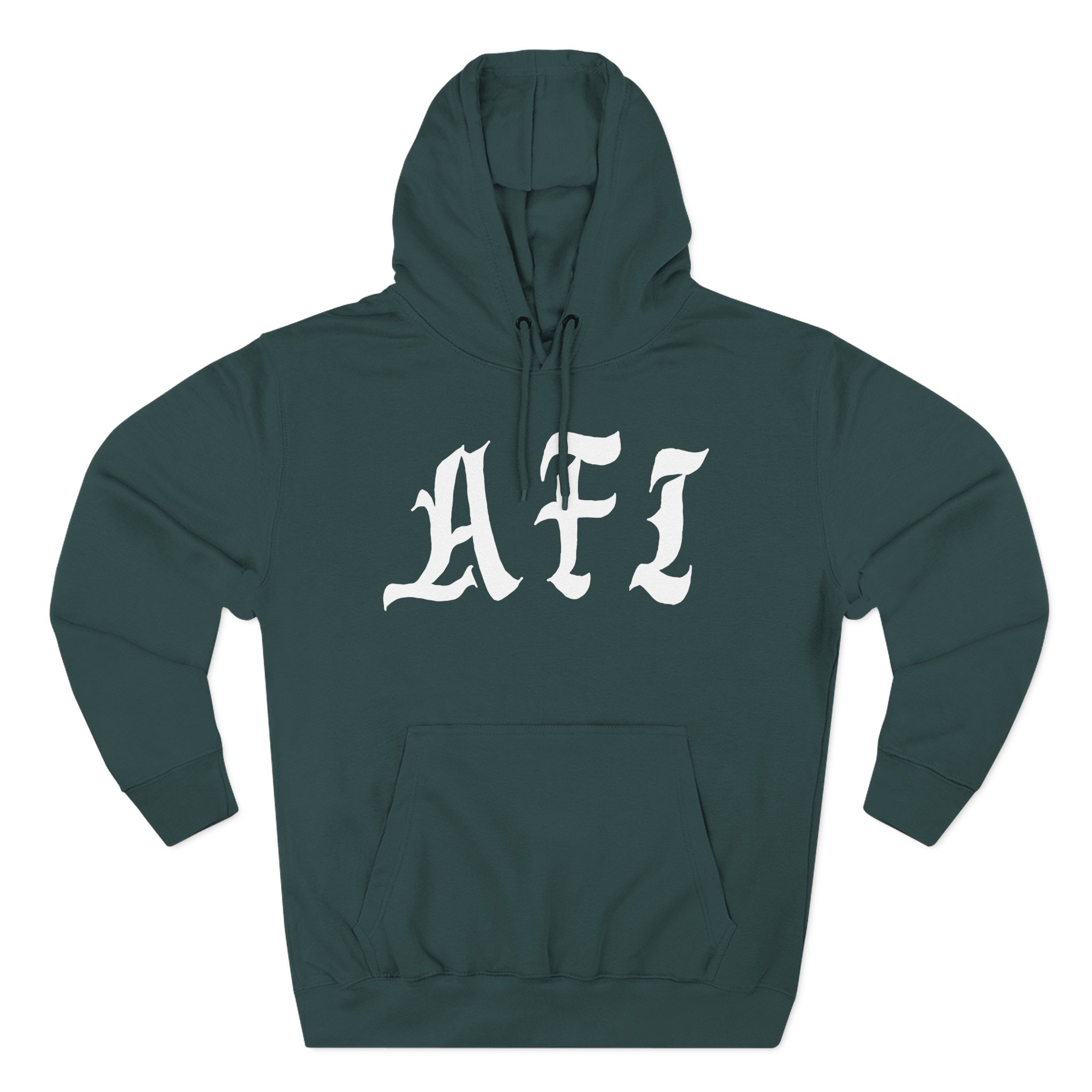 Afi Logo Three-Panel Fleece Hoodie