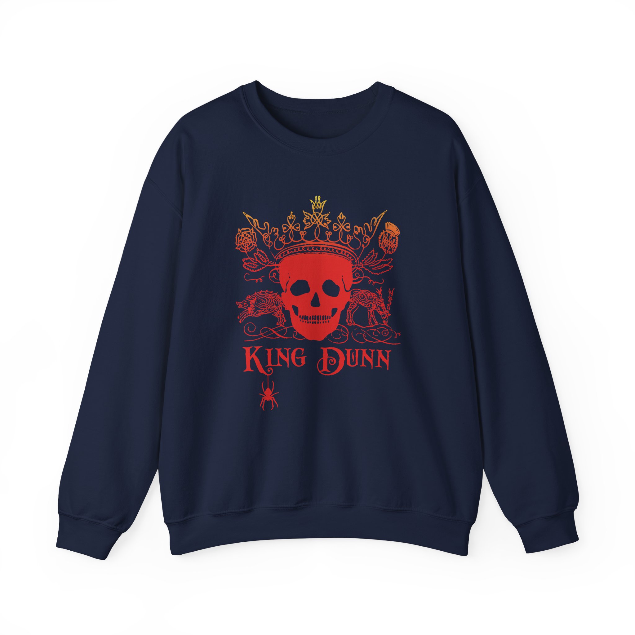 Melvins King Dunn Crown Skull Unisex Heavy Blendâ„¢ Crewneck Sweatshirt