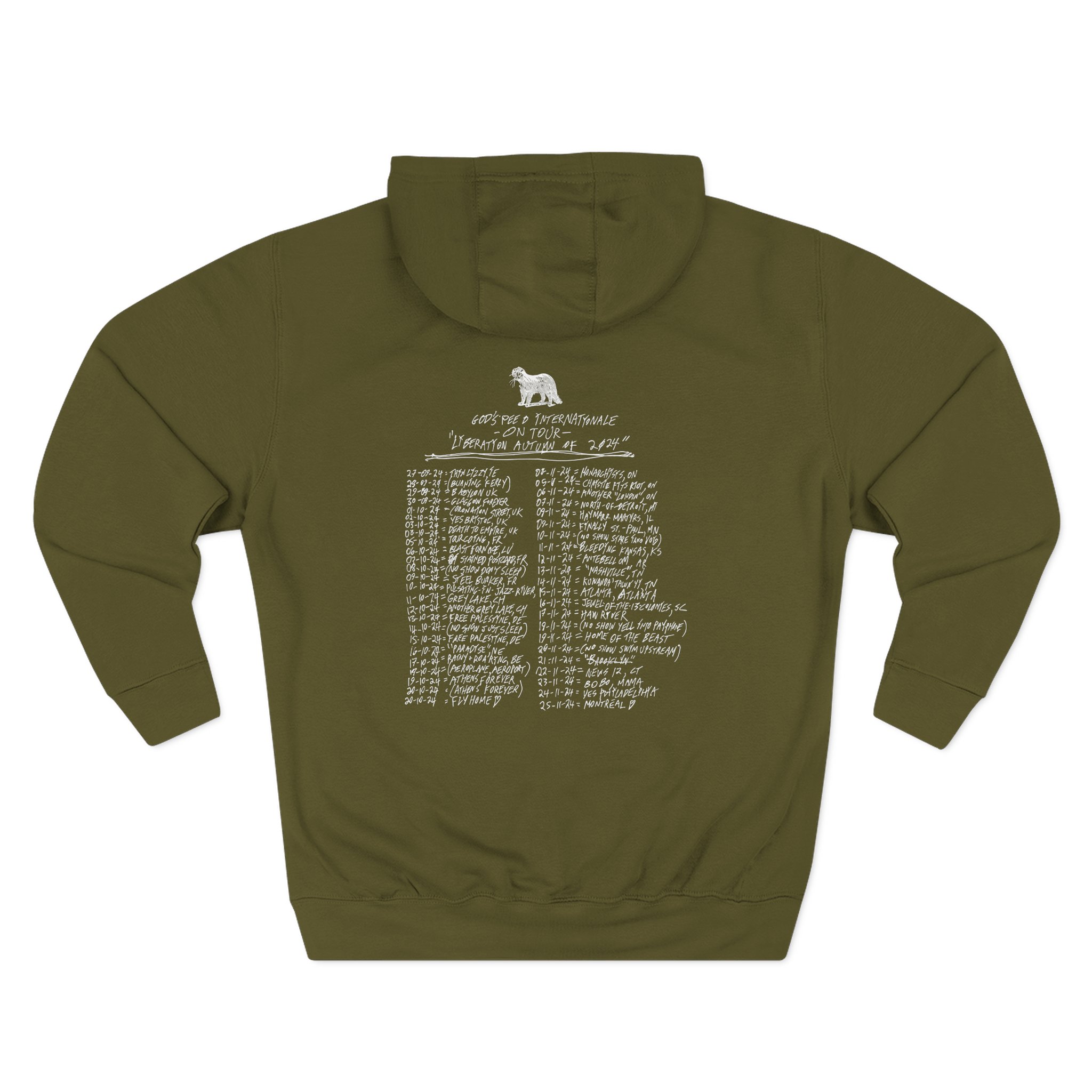 Godspeed You Black Emperor Three-Panel Fleece Hoodie