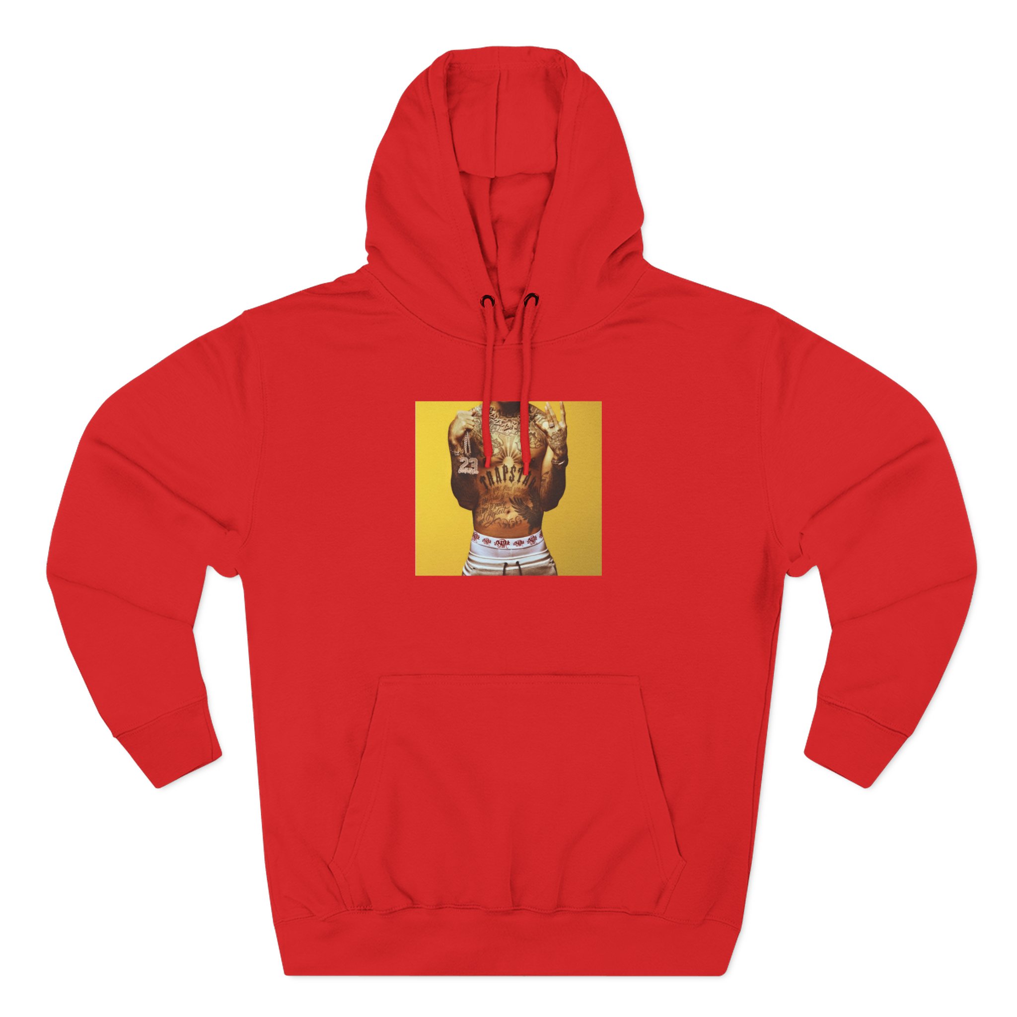 Central Cee UK Drill 23 Album Cover Three-Panel Fleece Hoodie