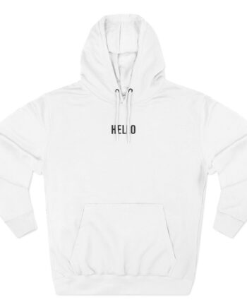 Adele Hallo Three-Panel Fleece Hoodie