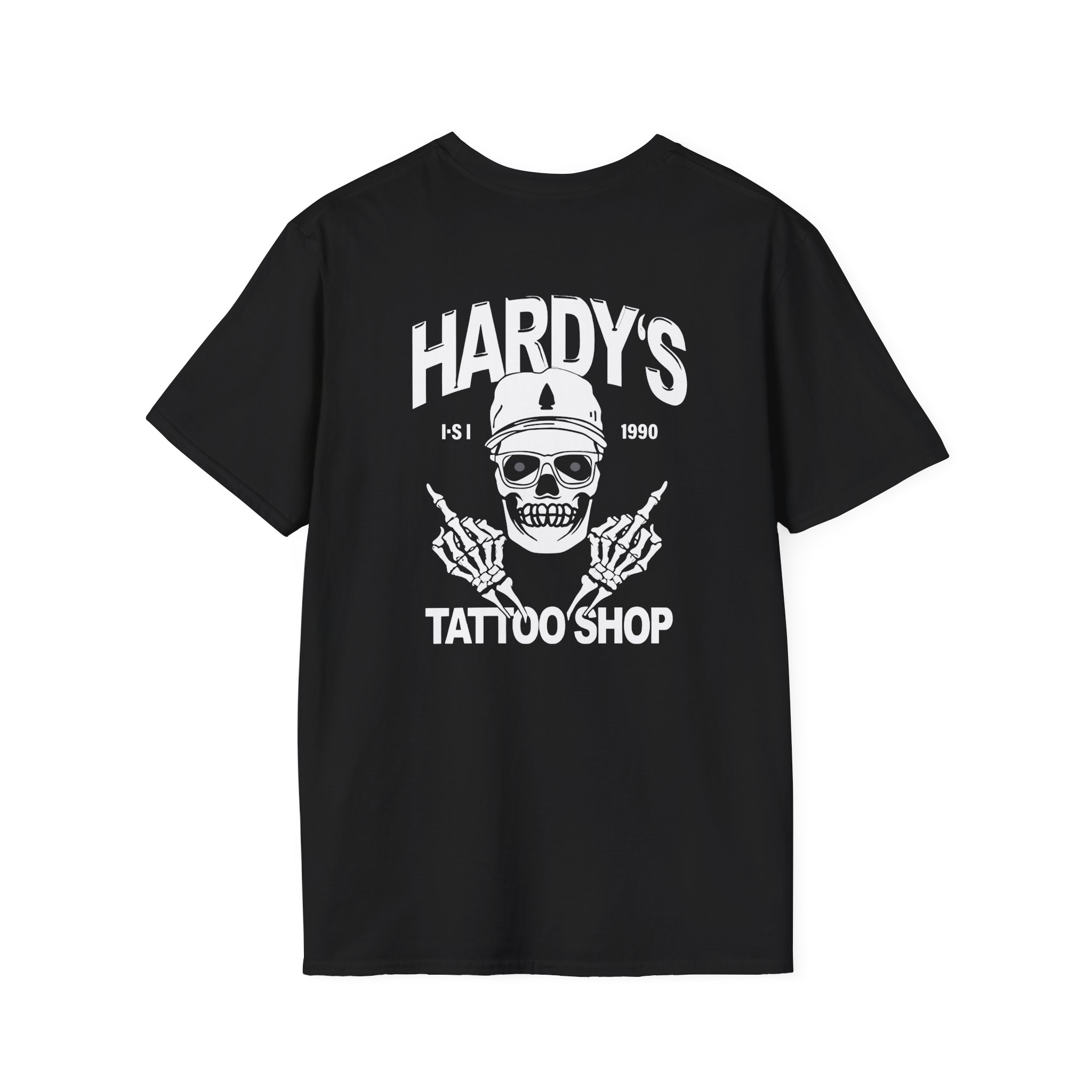 Hardy Tattoo Shop Unisex Softstyle T-Shirt