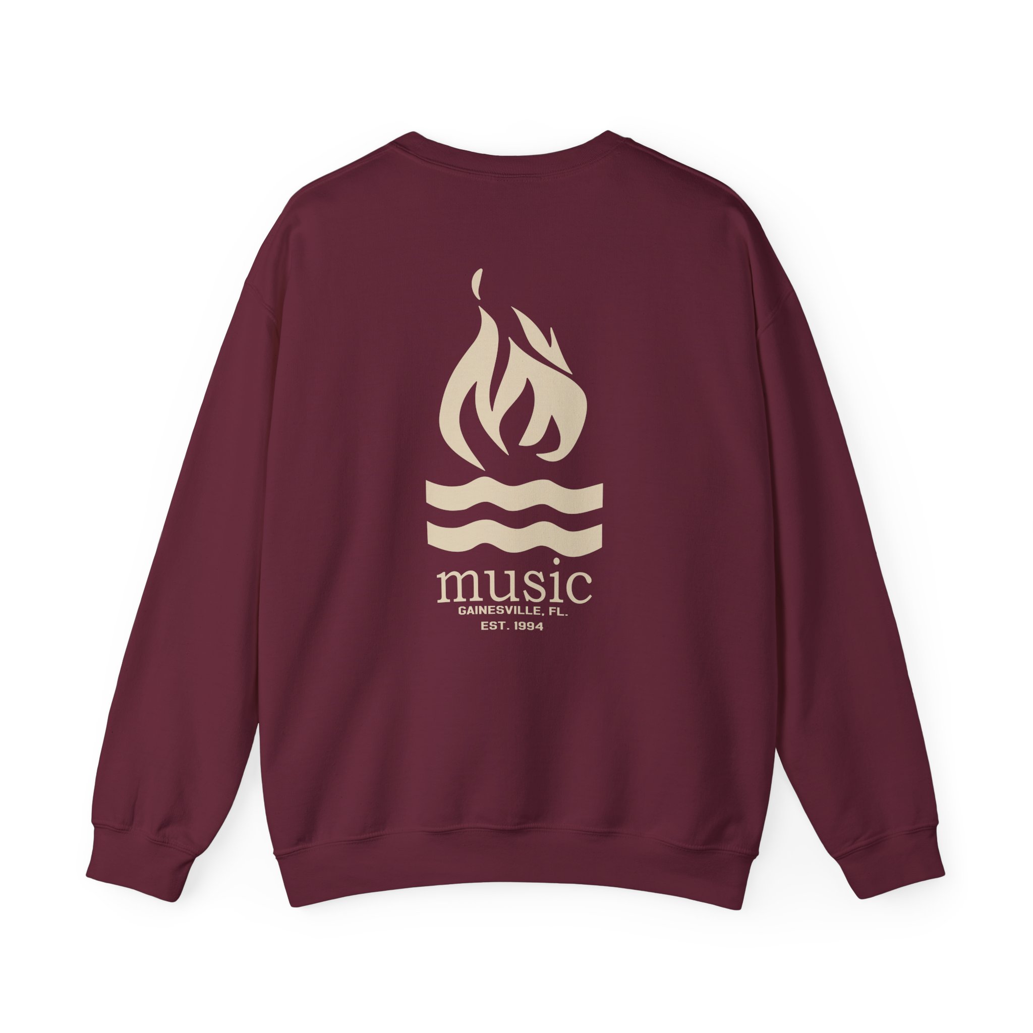 Hot Water Music Logo Unisex Heavy Blendâ„¢ Crewneck Sweatshirt