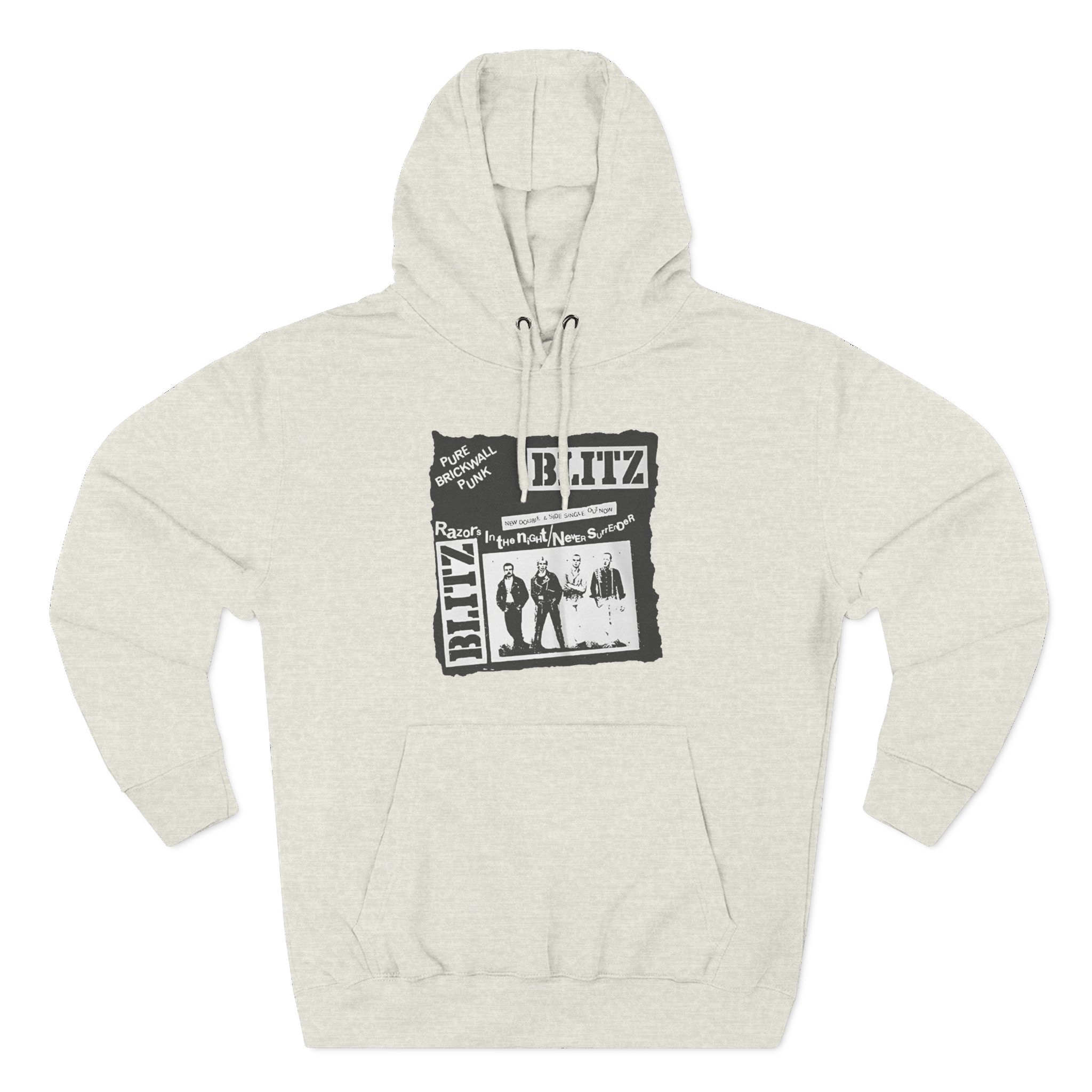 Blitz Pure Brick Wall Three-Panel Fleece Hoodie