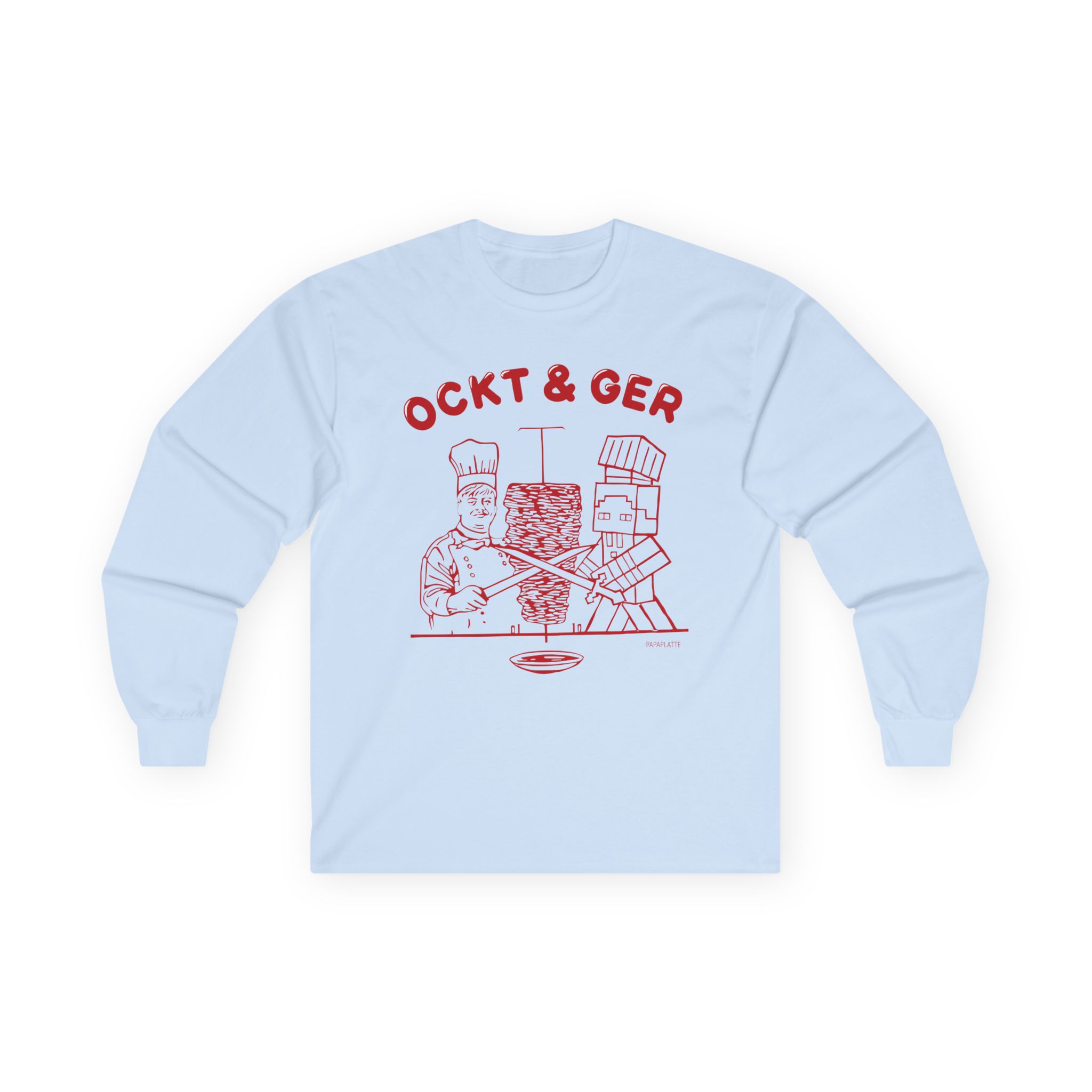 Papaplatte OCKT & GER Unisex Ultra Cotton Long Sleeve Tee