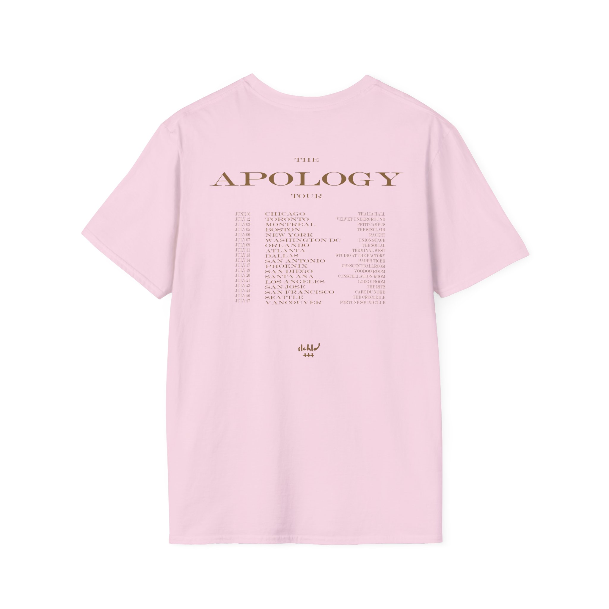 Wave to Earth Slchld 'apology' Na Tour Unisex Softstyle T-Shirt