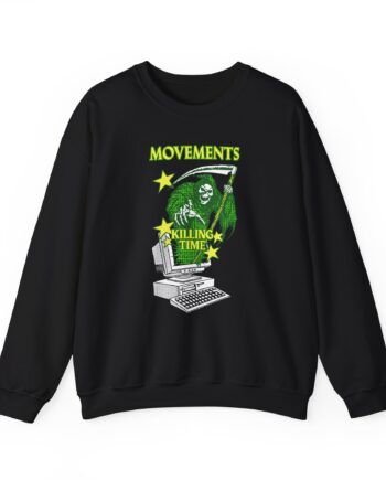 Movements Killing Time Grim Reaper Unisex Heavy Blend™ Crewneck Sweatshirt