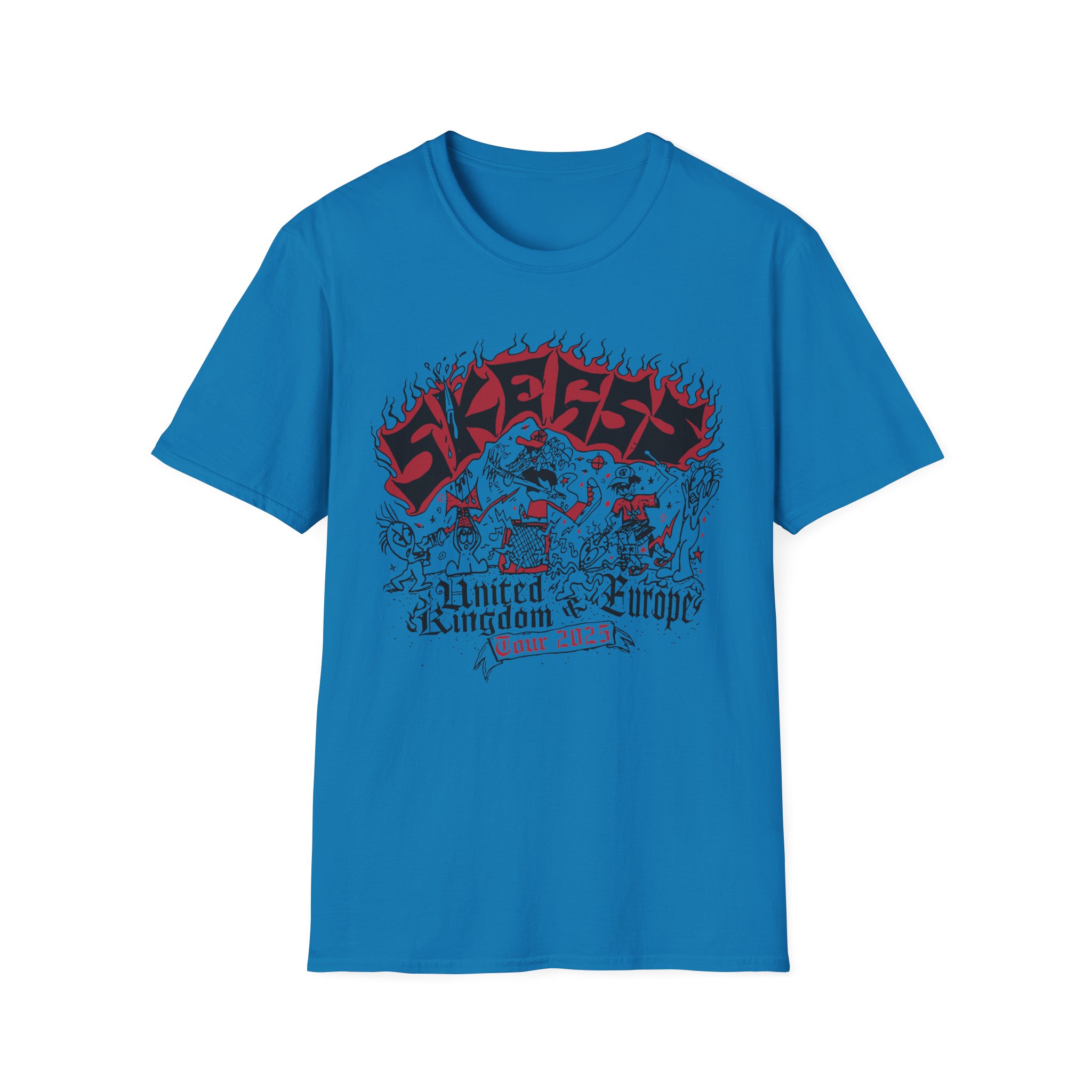 Skegss Uk Eu Tour 2025 Unisex Softstyle T-Shirt