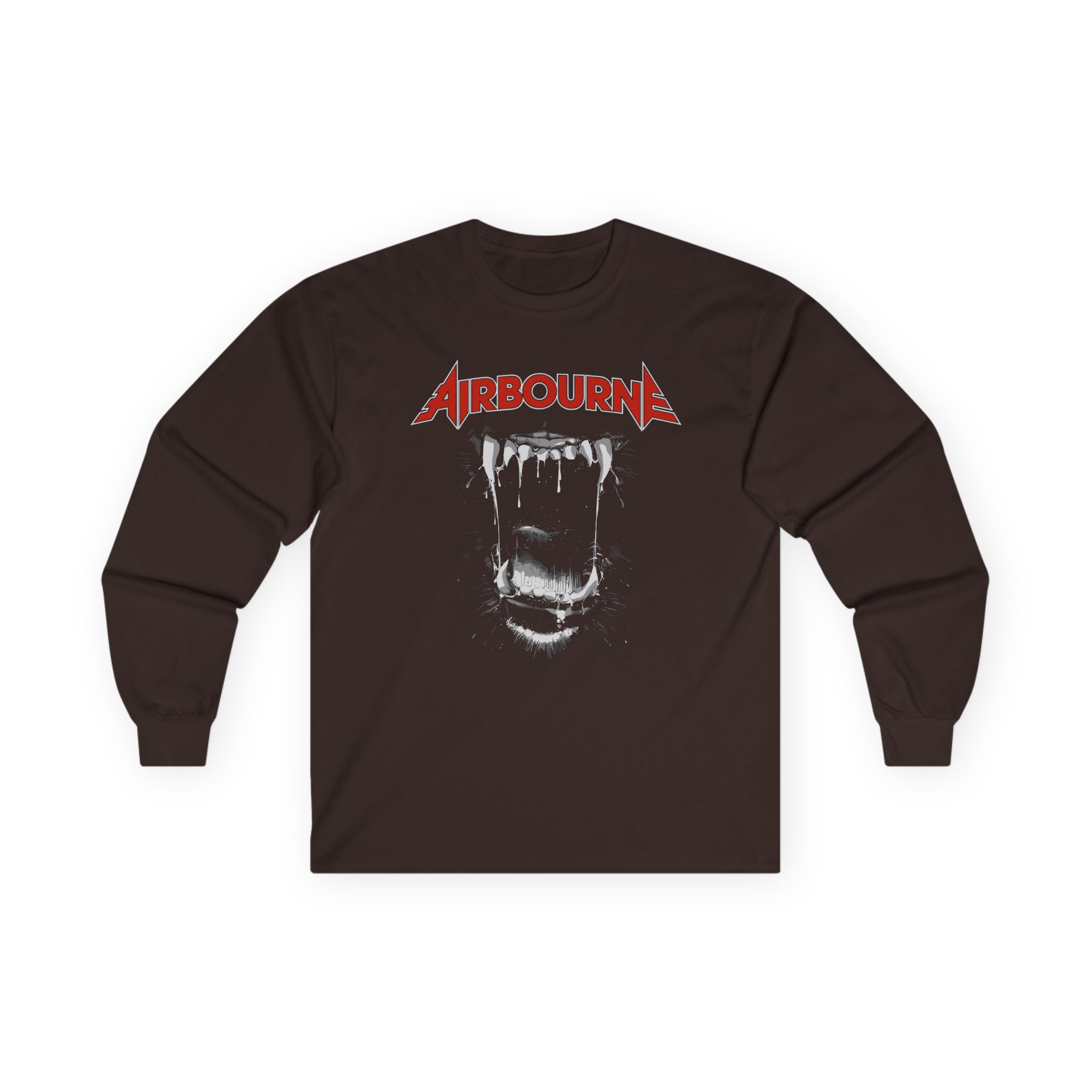Airbourne Black Dog Barking Tracks Unisex Ultra Cotton Long Sleeve Tee