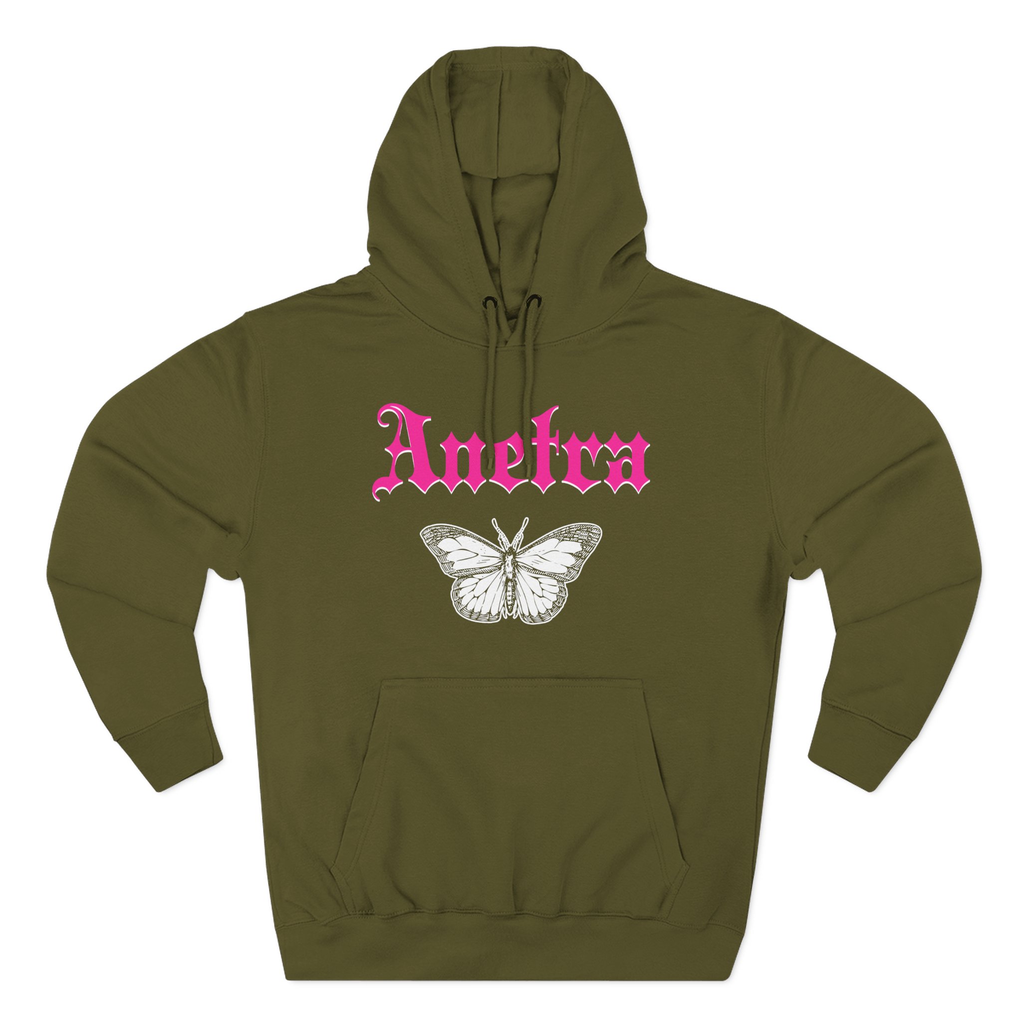 Anetra Three-Panel Fleece Hoodie